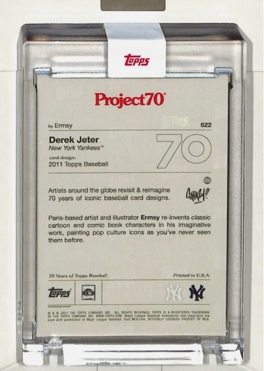 2021 Topps Project 70 – Ermsy Derek Jeter #622 2011 Topps Baseball /3619