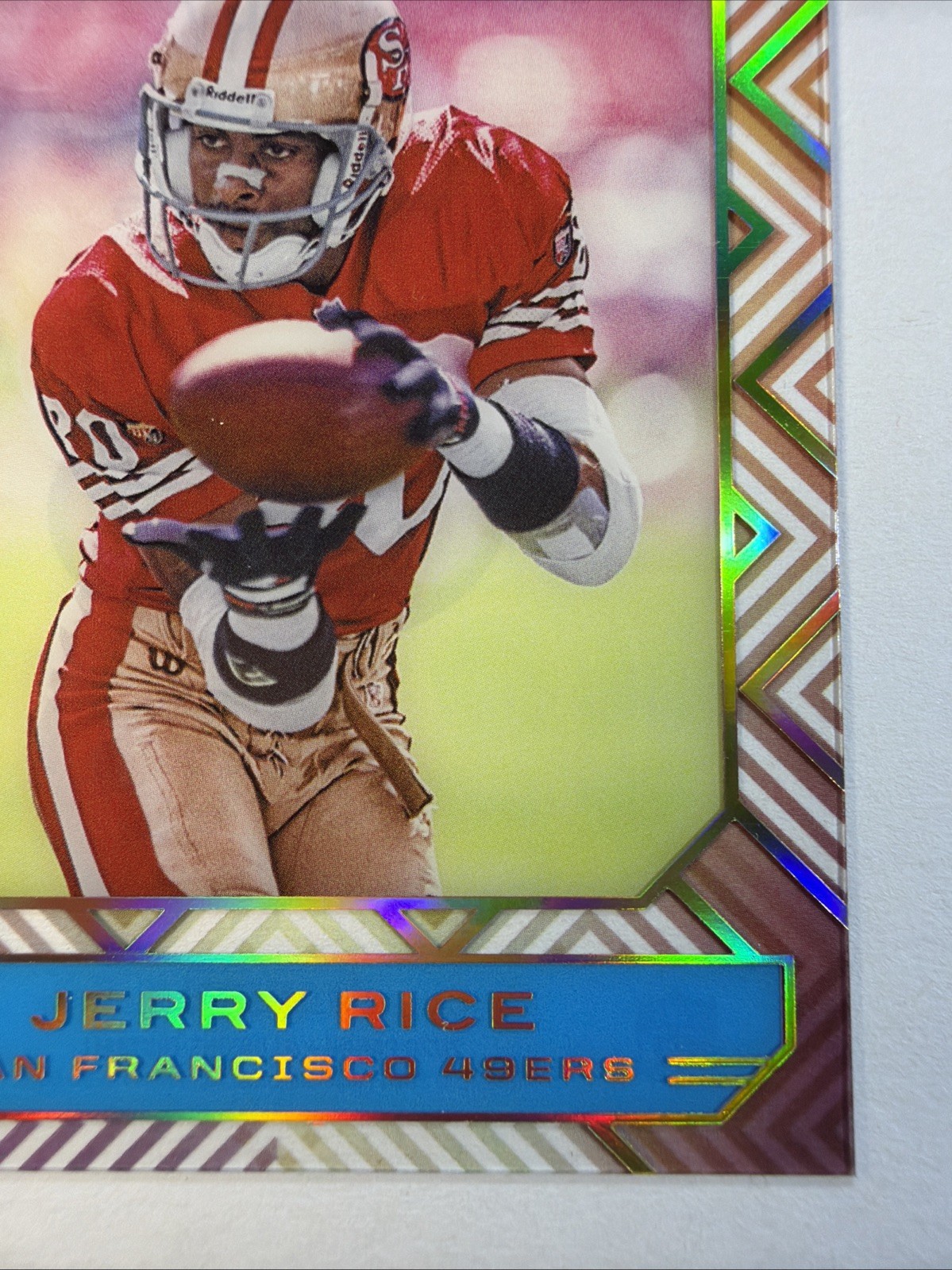 2020 Panini Illusions JERRY RICE Clear Shots Light Blue #/299 Acetate 49ers HOF