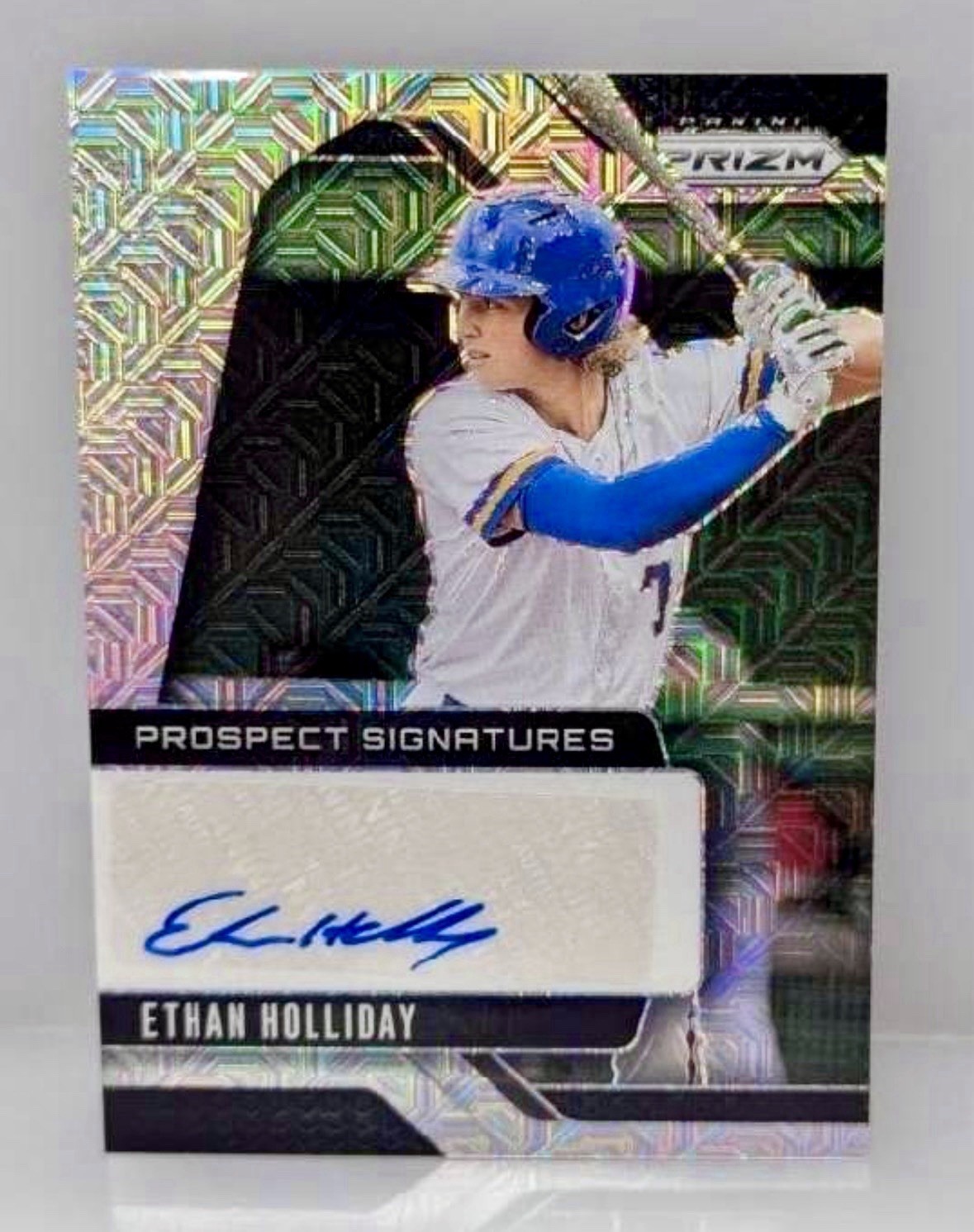 2025 Panini Prizm Ethan Holliday Prospect Signatures Mojo Prizm Autograph /25