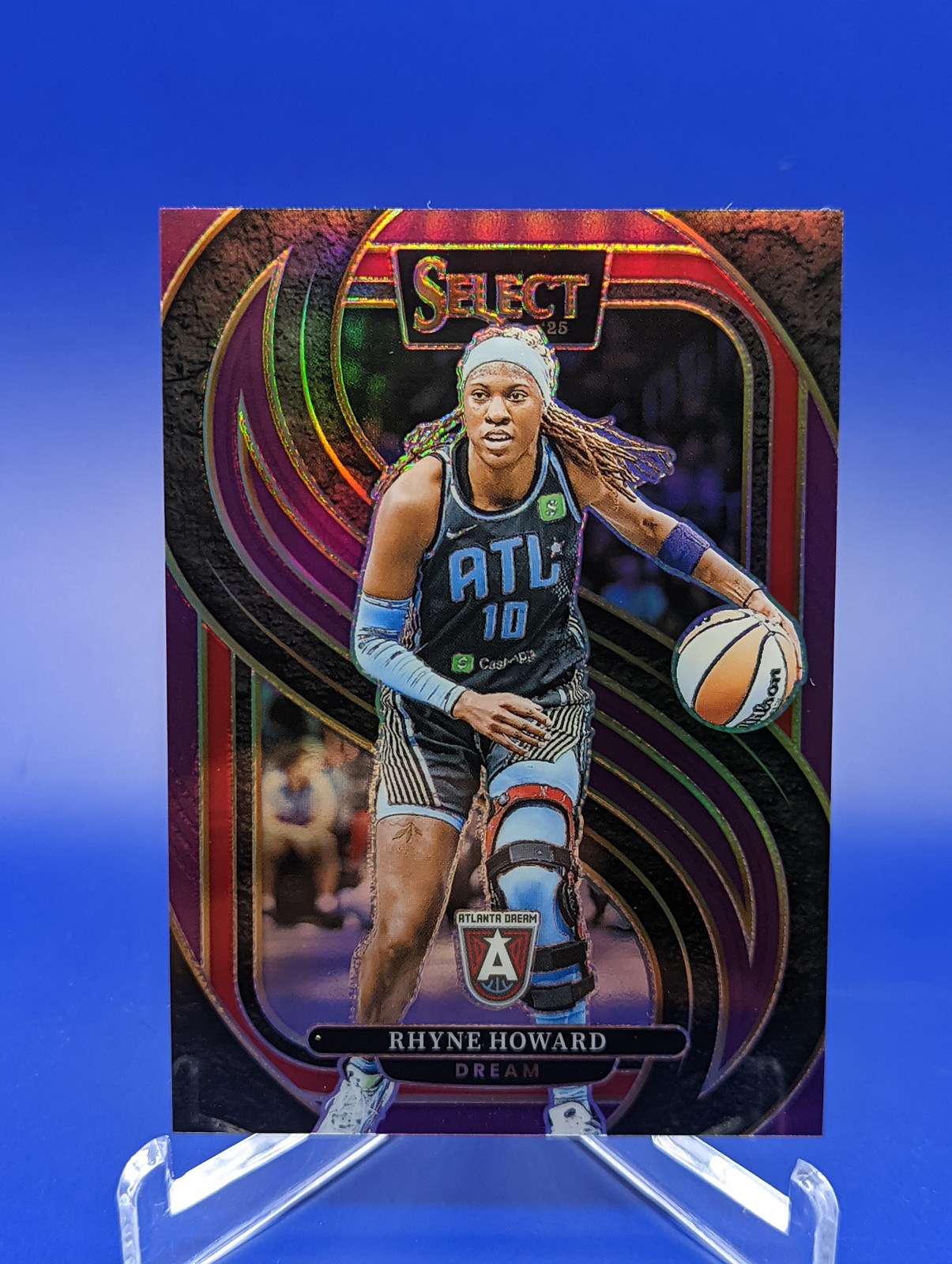 Rhyne Howard 2025 Panini WNBA Select #194 Purple Prizm Premier Level /149