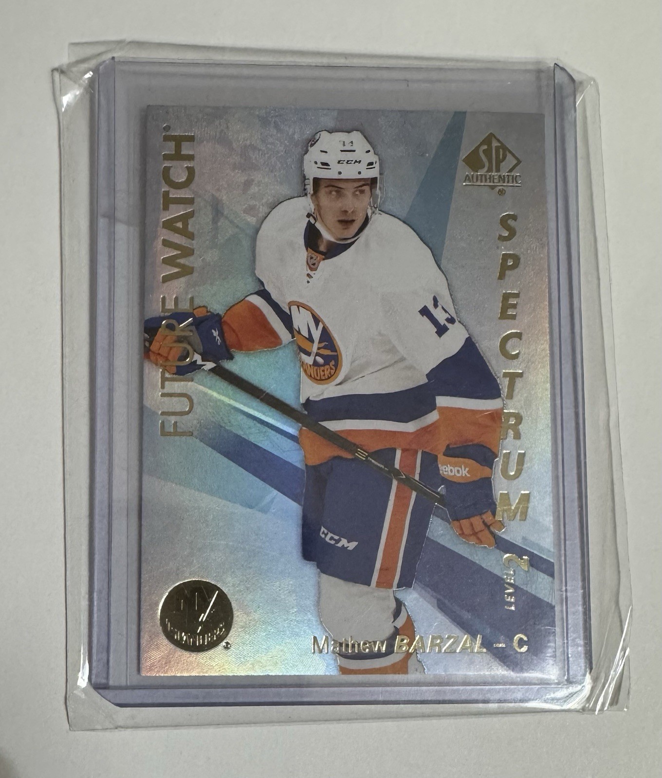 2016 SP Authentic Spectrum Future Watch – Level 2 Mathew Barzal Rookie RC