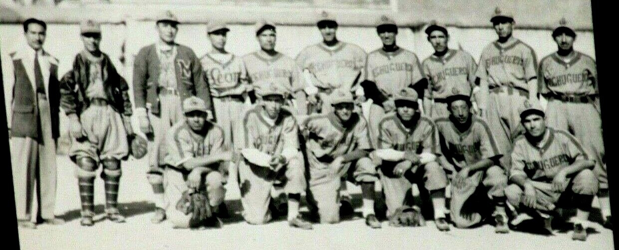 1944 Lechugueros De Leon, Extremely Rare Latin American Baseball Team Orig Photo