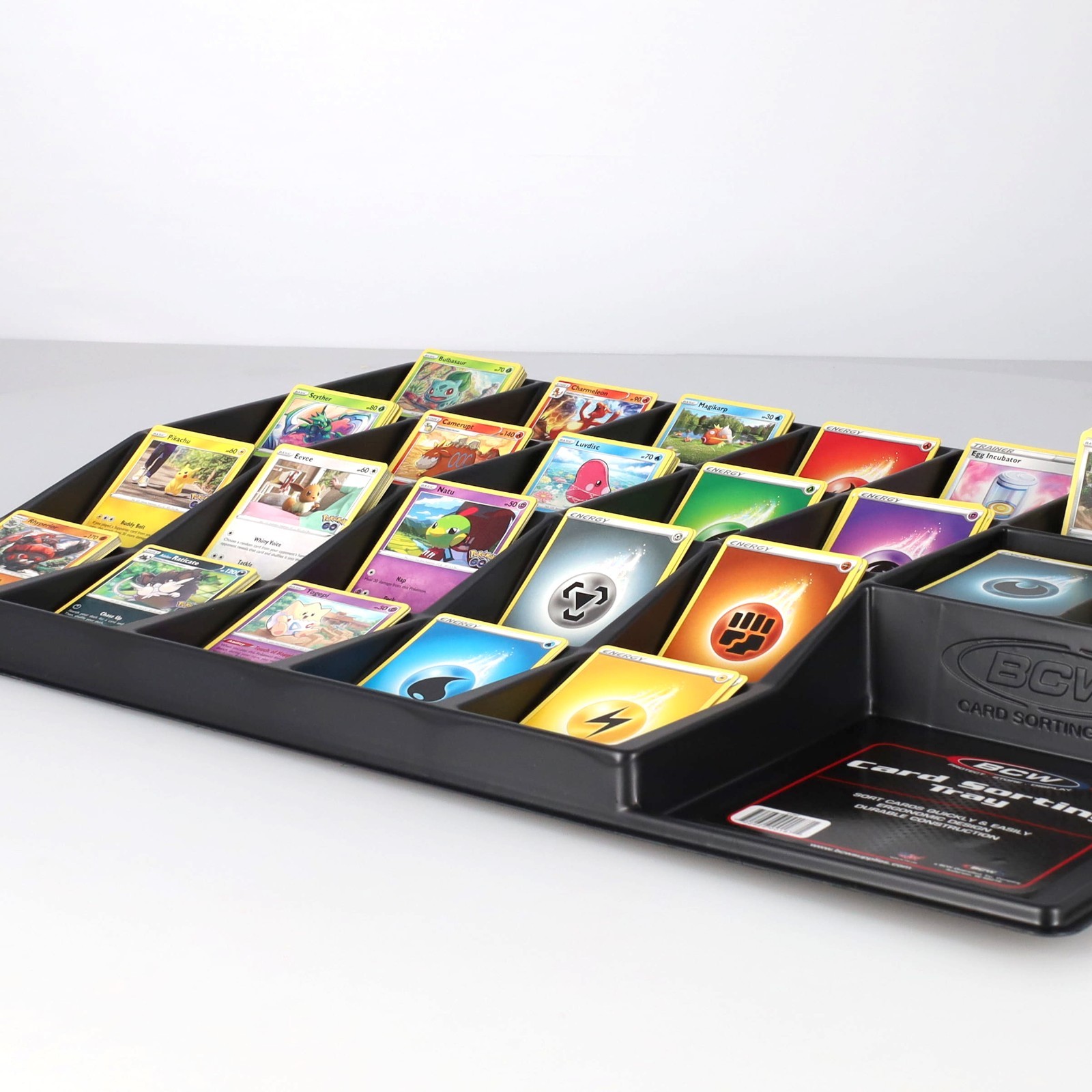 2-PACK BCW 24 Cell Black Card Sorting Tray Organizer Holder for Trading Cards