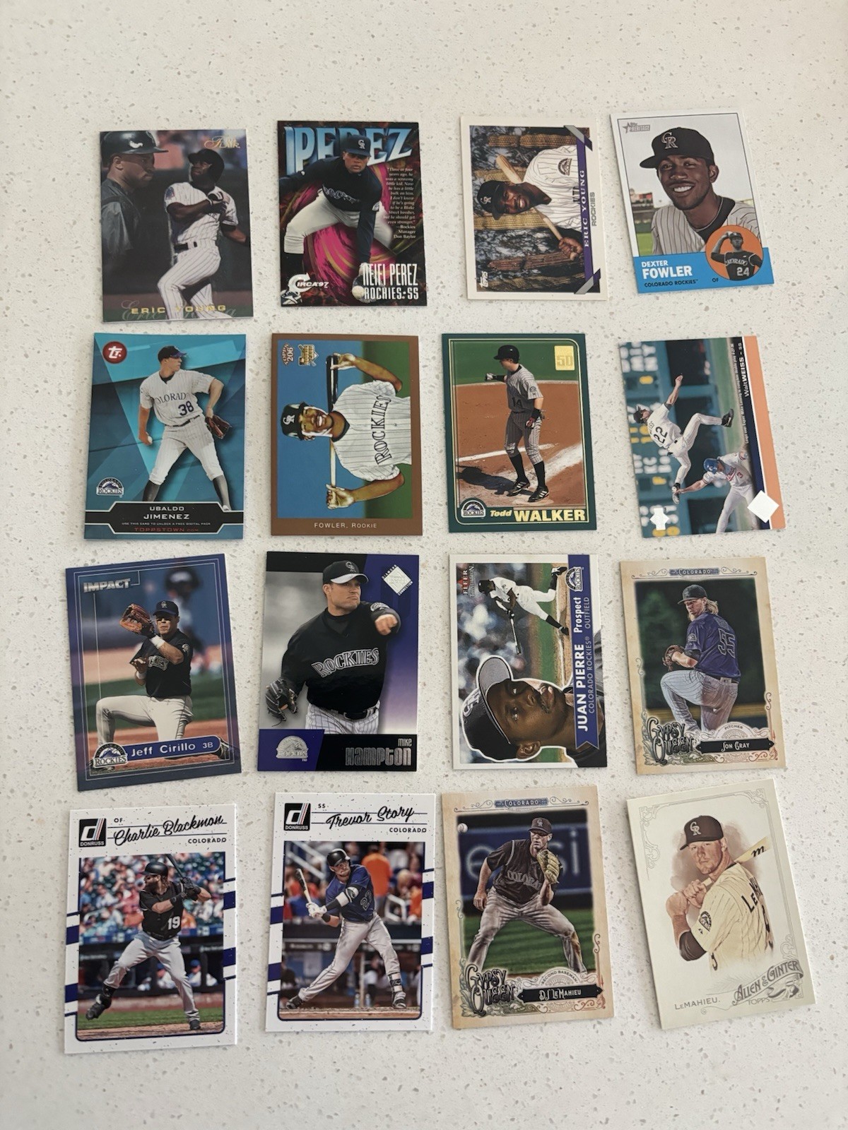 Lot Of 3200 Colorado Rockies Trevor Story, Charlie Blackmon Dante Bichette