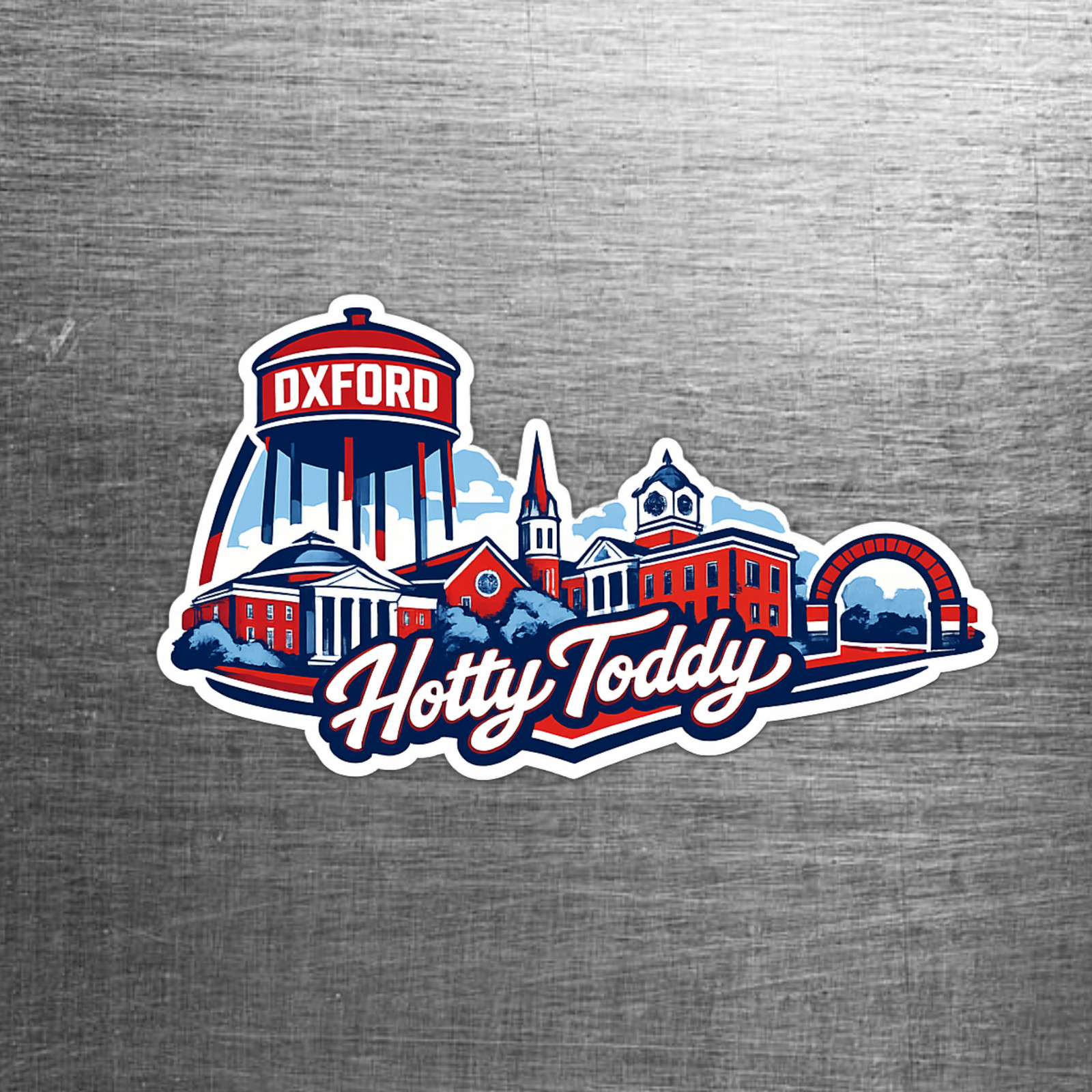 Ole Miss Oxford “Hotty Toddy” Custom Sticker