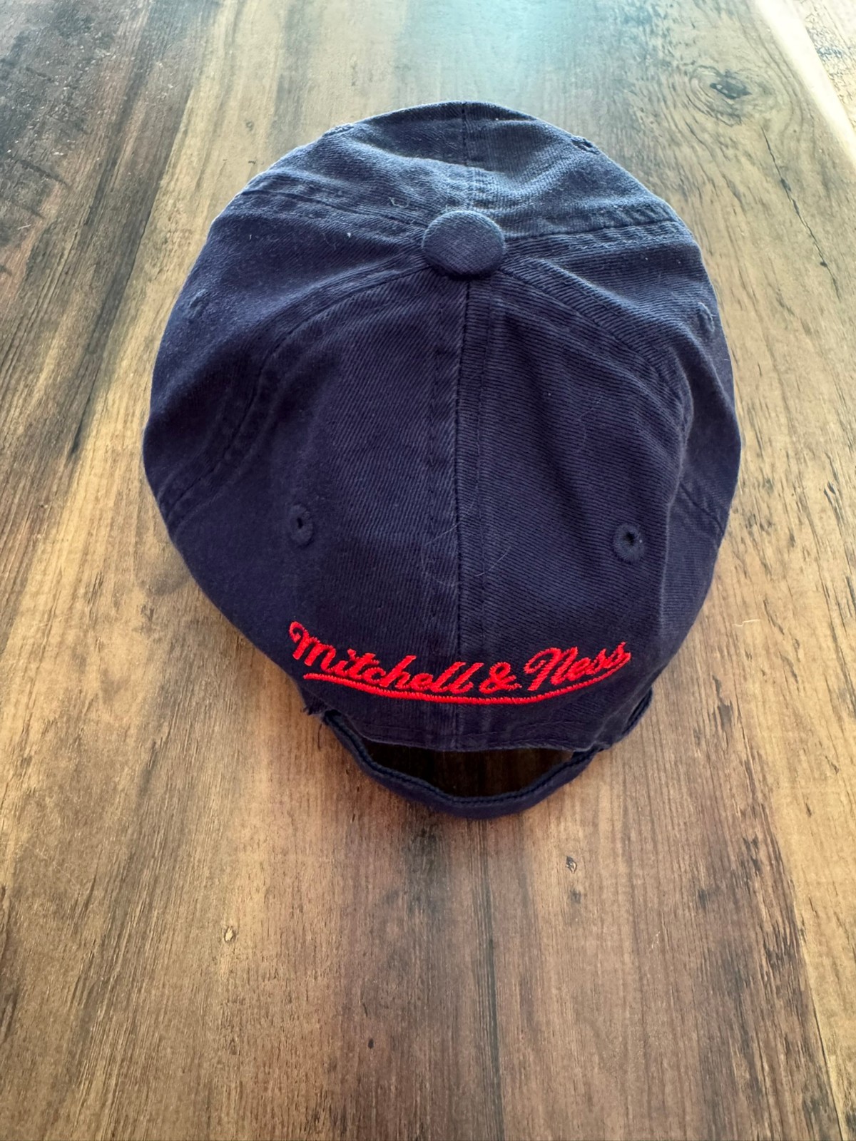 Mitchell & Ness Houston Rockets NBA Navy Strapback Adjustable Dad Hat Fit Cap