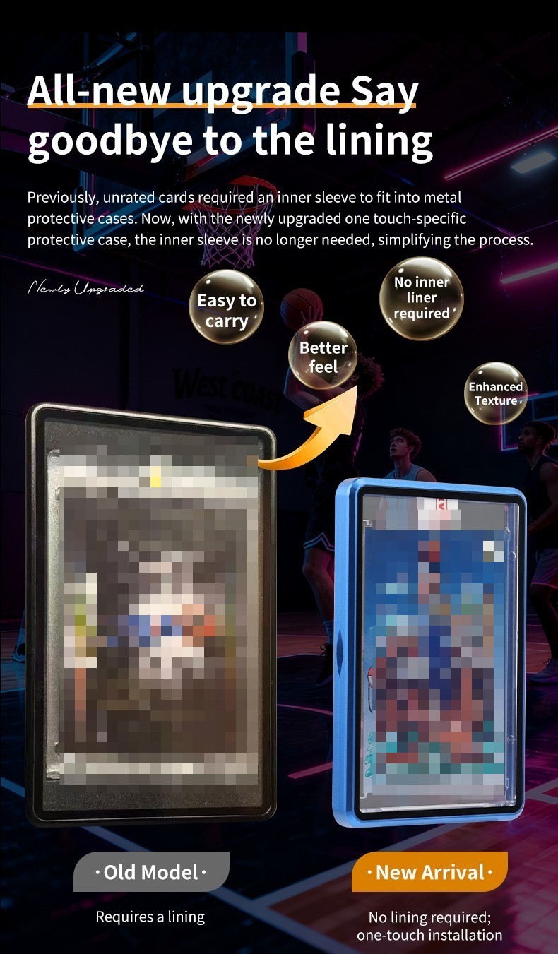 Magnetic Trading Card Case One Touch Fits Ultra Pro 35PT 130PT slab display
