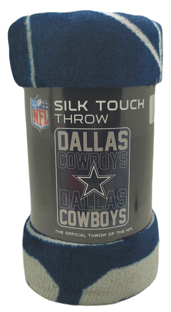 Dallas Cowboys New Silk Touch Super Soft 45X60 Plush Raschel Blanket Throw