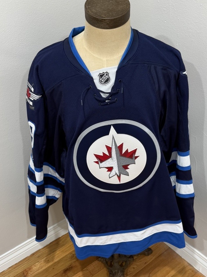 Winnipeg Jets Patrik Laine 2017 100th Anniversary Reebok Authentic Jersey Sz 54
