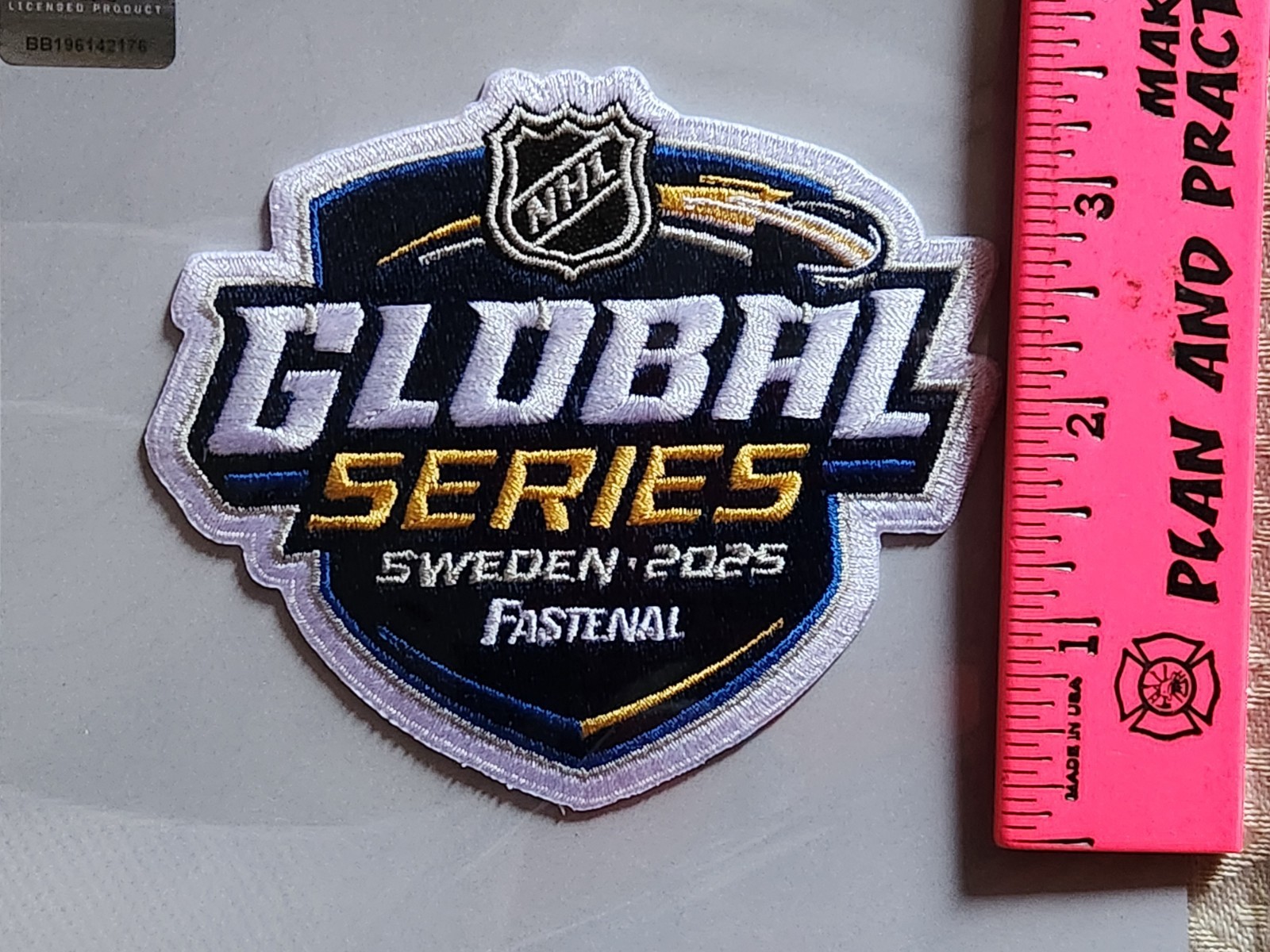 GLOBAL SERIES SWEDEN 2025 PATCH PITTSBURGH PENGUINS vs NASHVILLE PREDATORS NEW