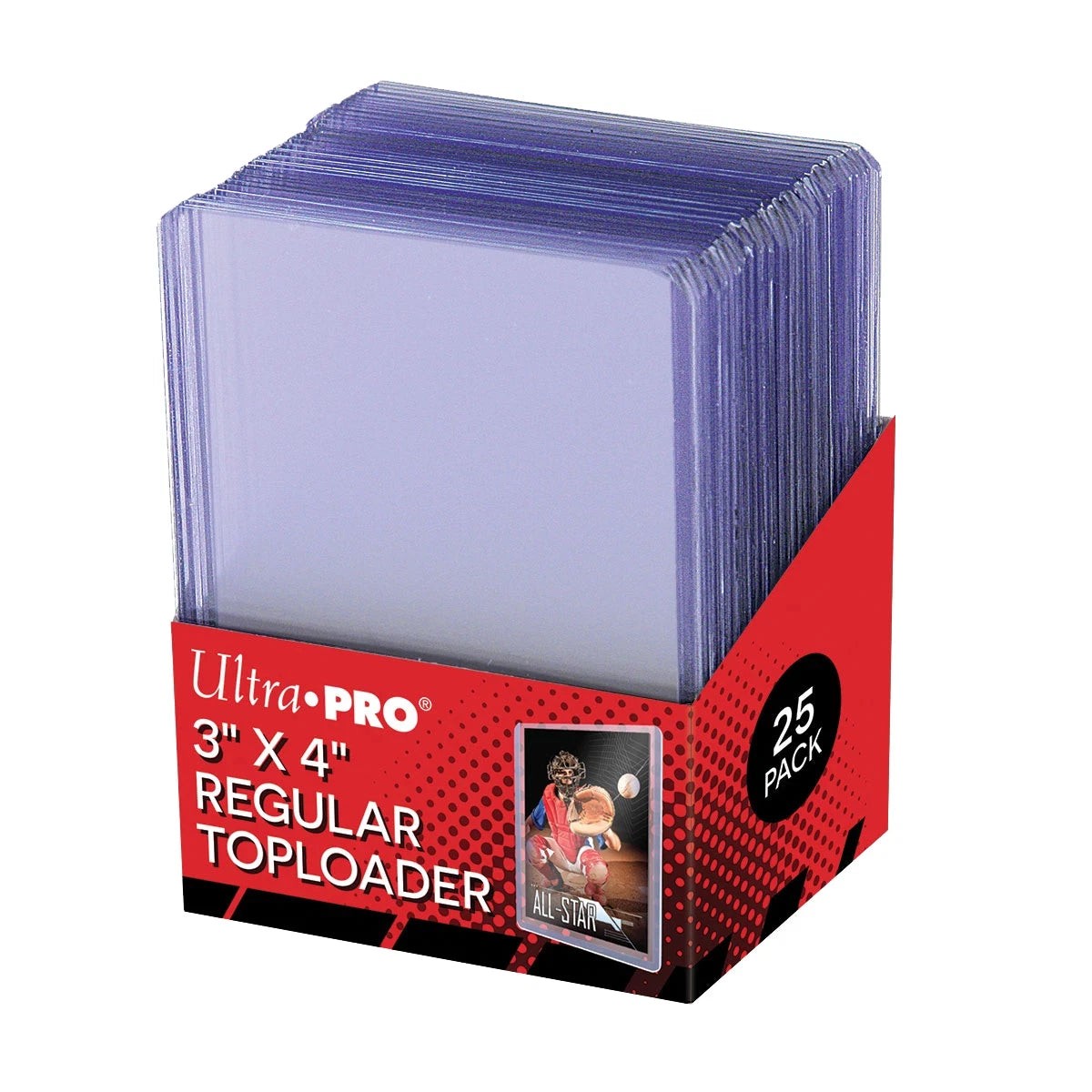 Ultra PRO 3″ x 4″ Regular Toploader – 25 Toploaders – Pokemon, Magic, Sports