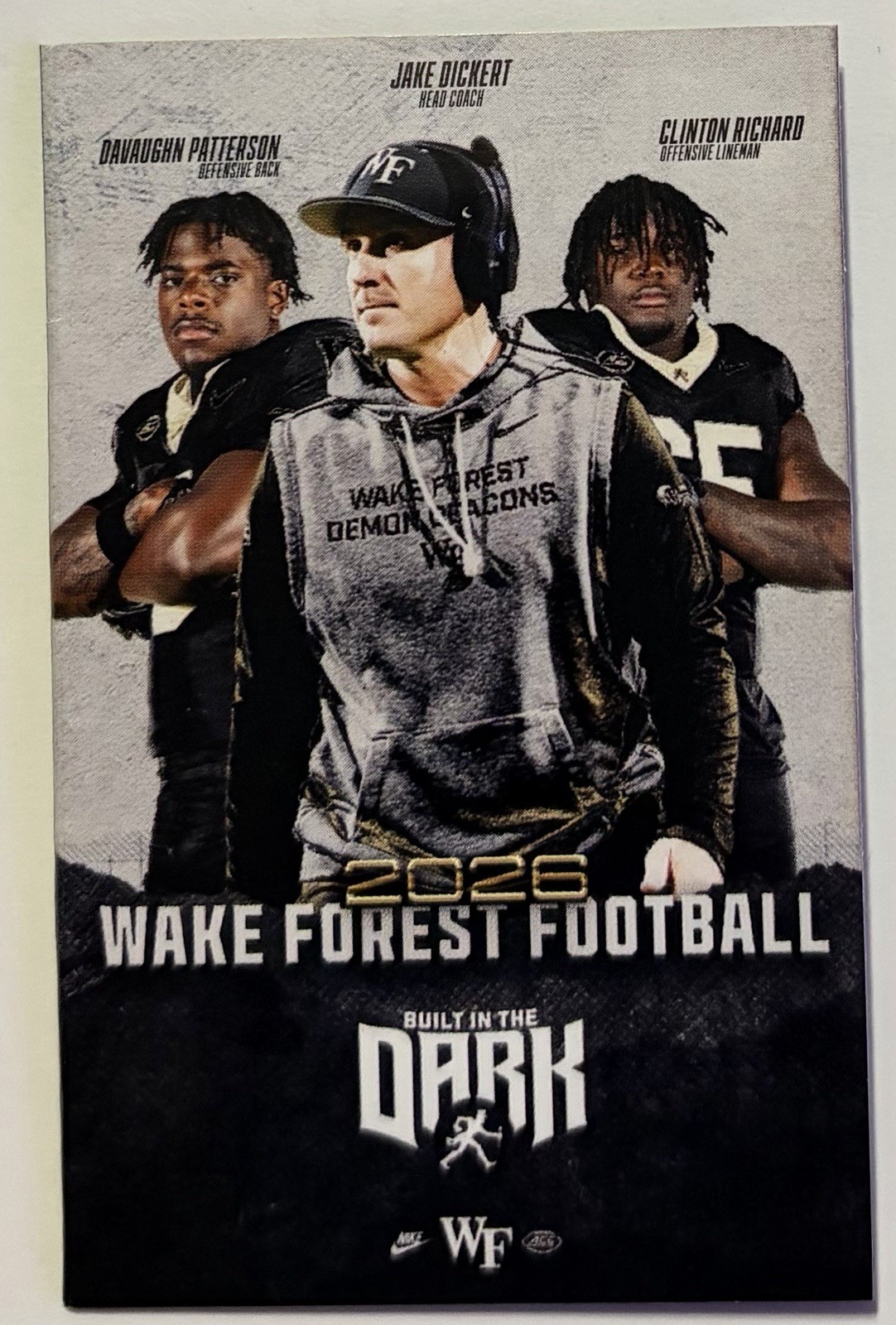 2026 WAKE FOREST DEMON DEACONS Schedule 🏈 College Football Sked SUPER COOL ‼️