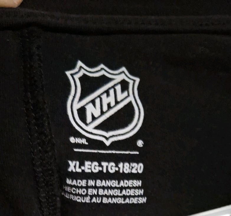 JUNIOR XL NHL REDWING HOCKEY JERSEY LONG SLEEVE TSHIRT PRE-OWNED