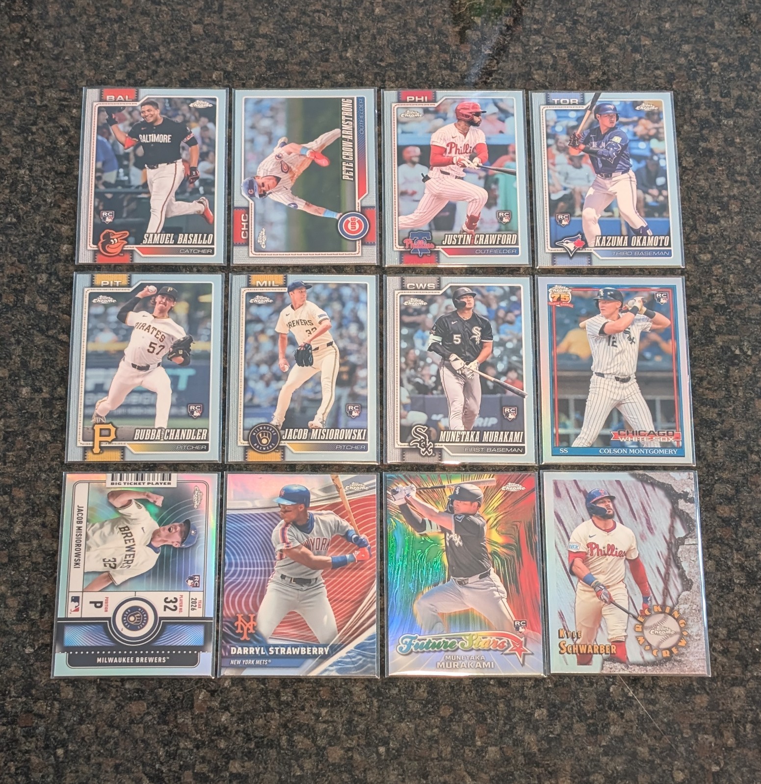 2026 TOPPS CHROME BASEBALL ~ IN HAND! Base & Inserts w/ RC ~ Complete Your Set