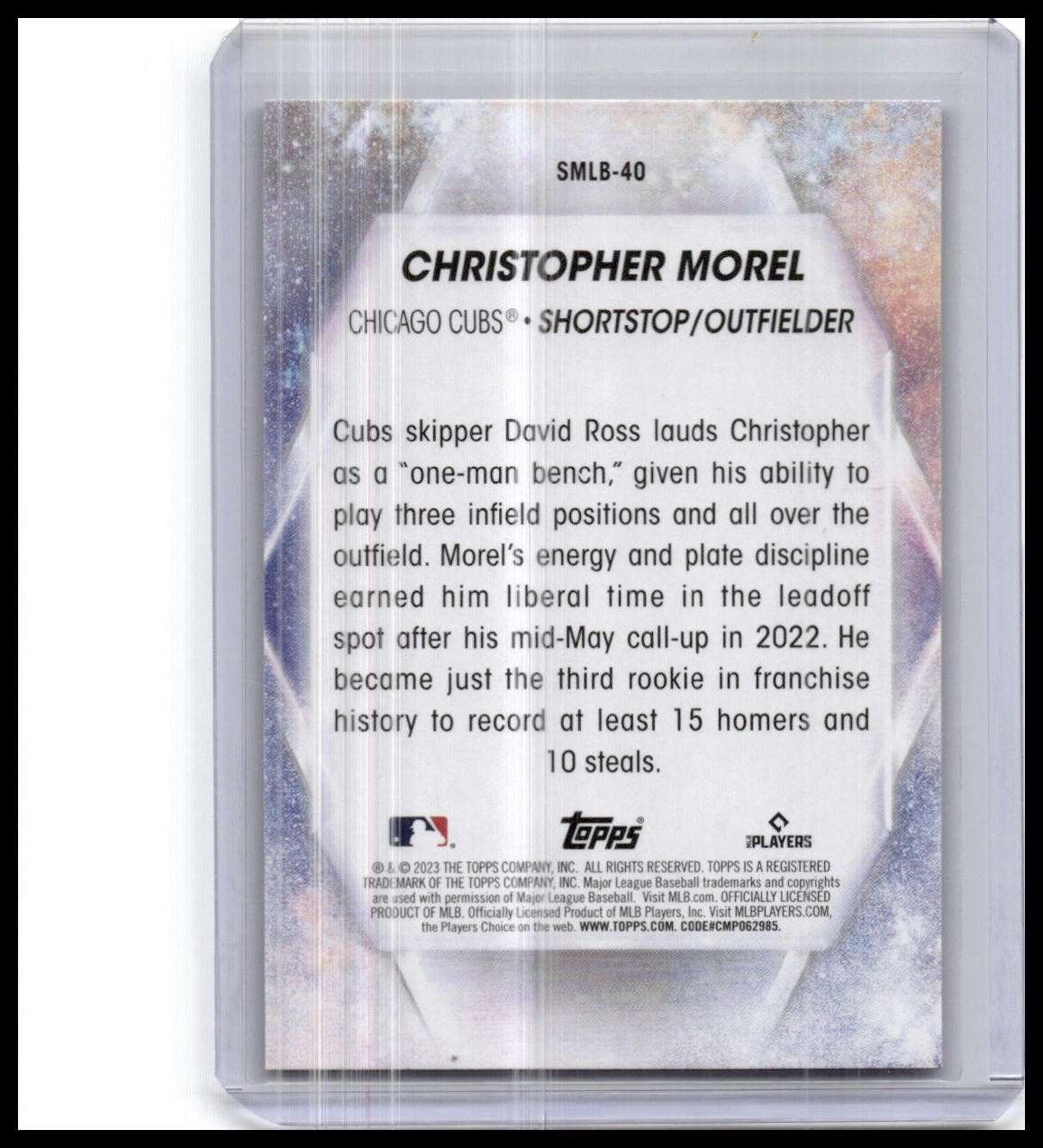 2023 Topps #SMLB-40 Christopher Morel Stars of MLB