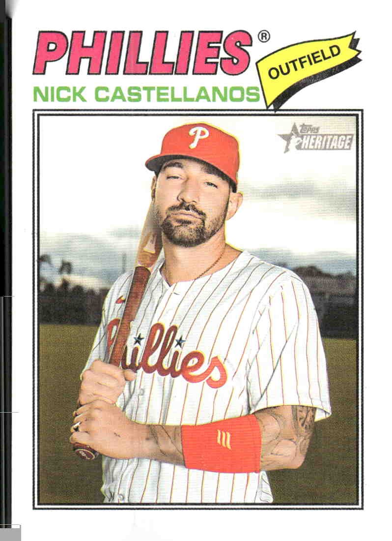 2026 Topps Heritage #363 Nick Castellanos