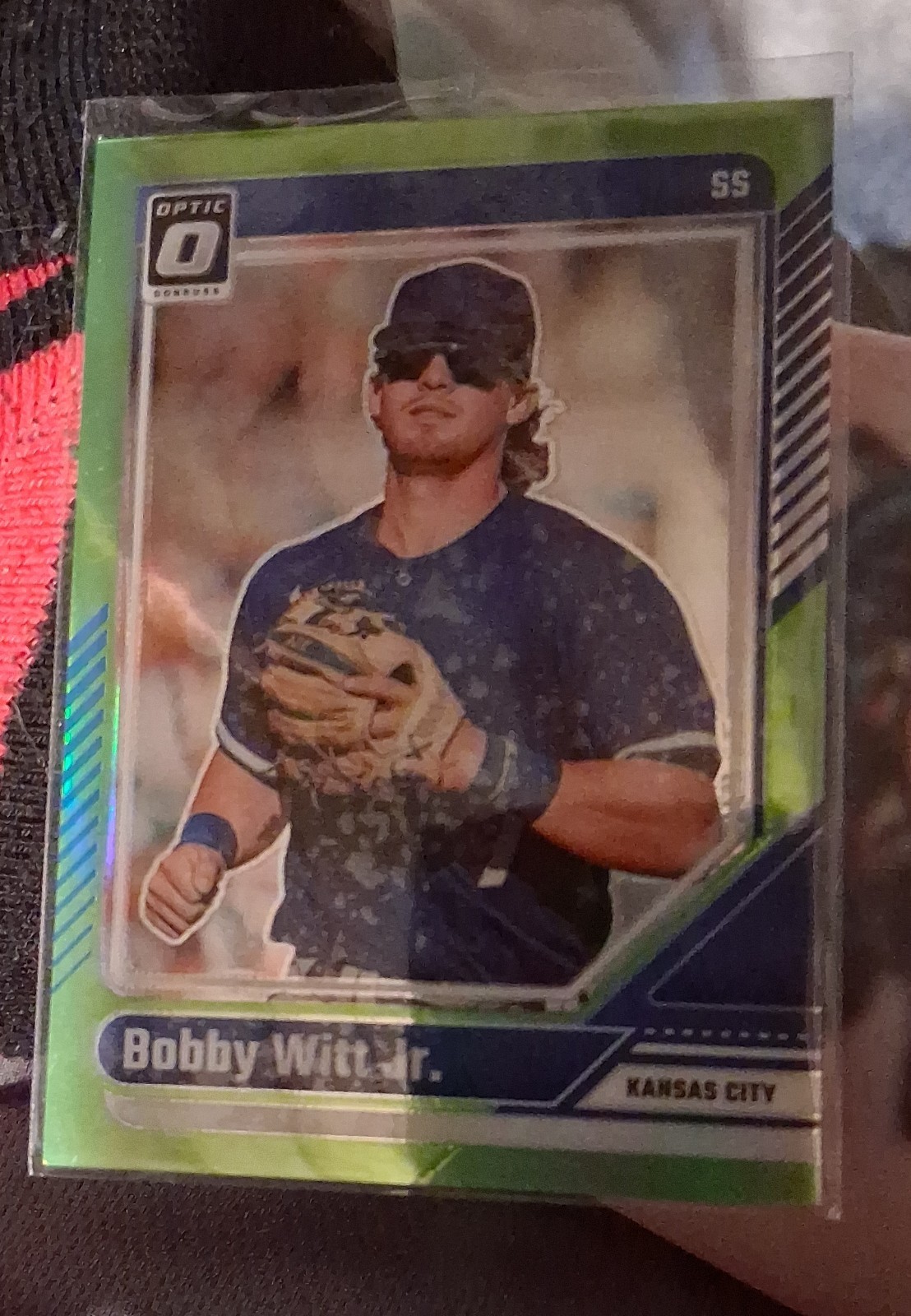 2024 Panini Donruss – Optic Bobby Witt Jr. #1 Lime Green Prizm /149