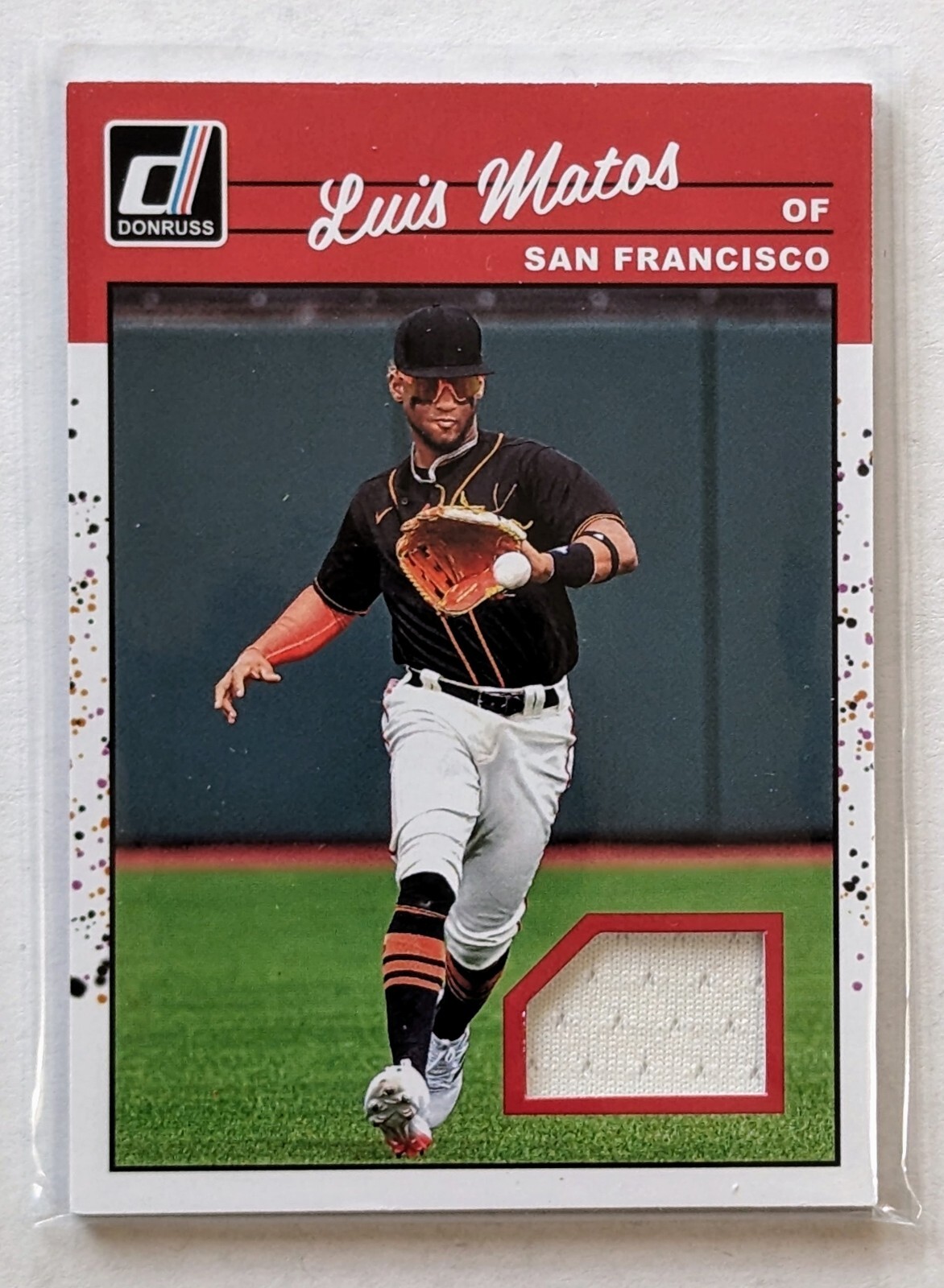 2023 Panini Donruss Luis Matos 1990 Retro Materials Relic #90M-LA SF Giants