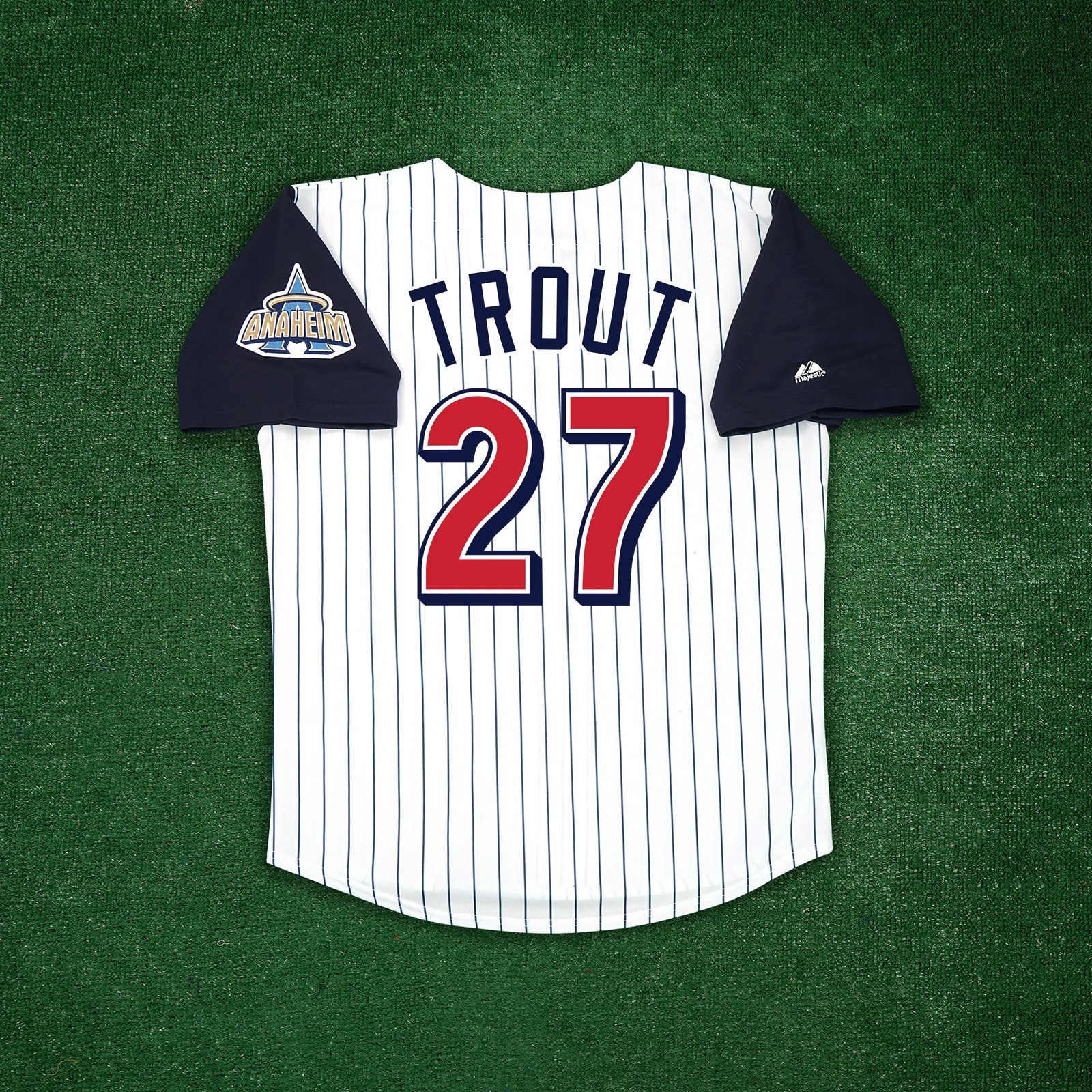 Mike Trout 1998 Anaheim Angels Men’s Home/Road/Alt Jersey w/ Team Patch