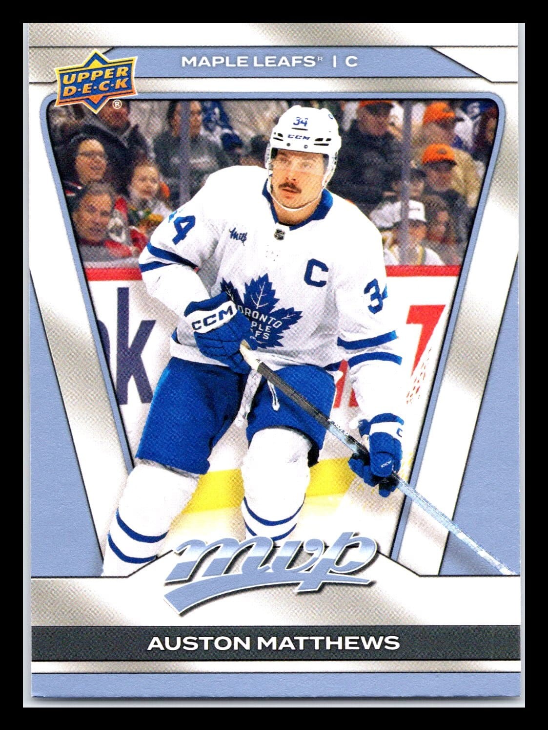 2025 MVP Hockey #141 Auston Matthews Toronto Maple Leafs Base NHL