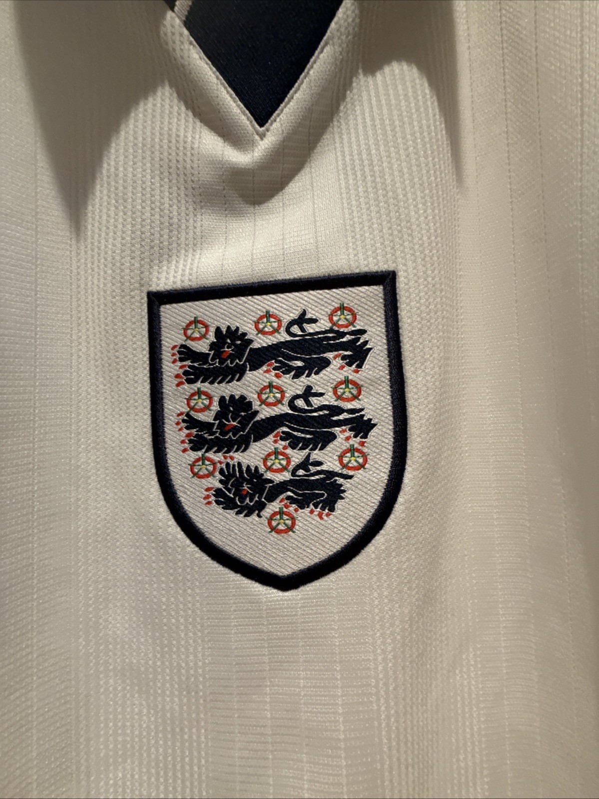 England Euro 96 Home Shirt Adult Large Football Shirt Score Draw 1996