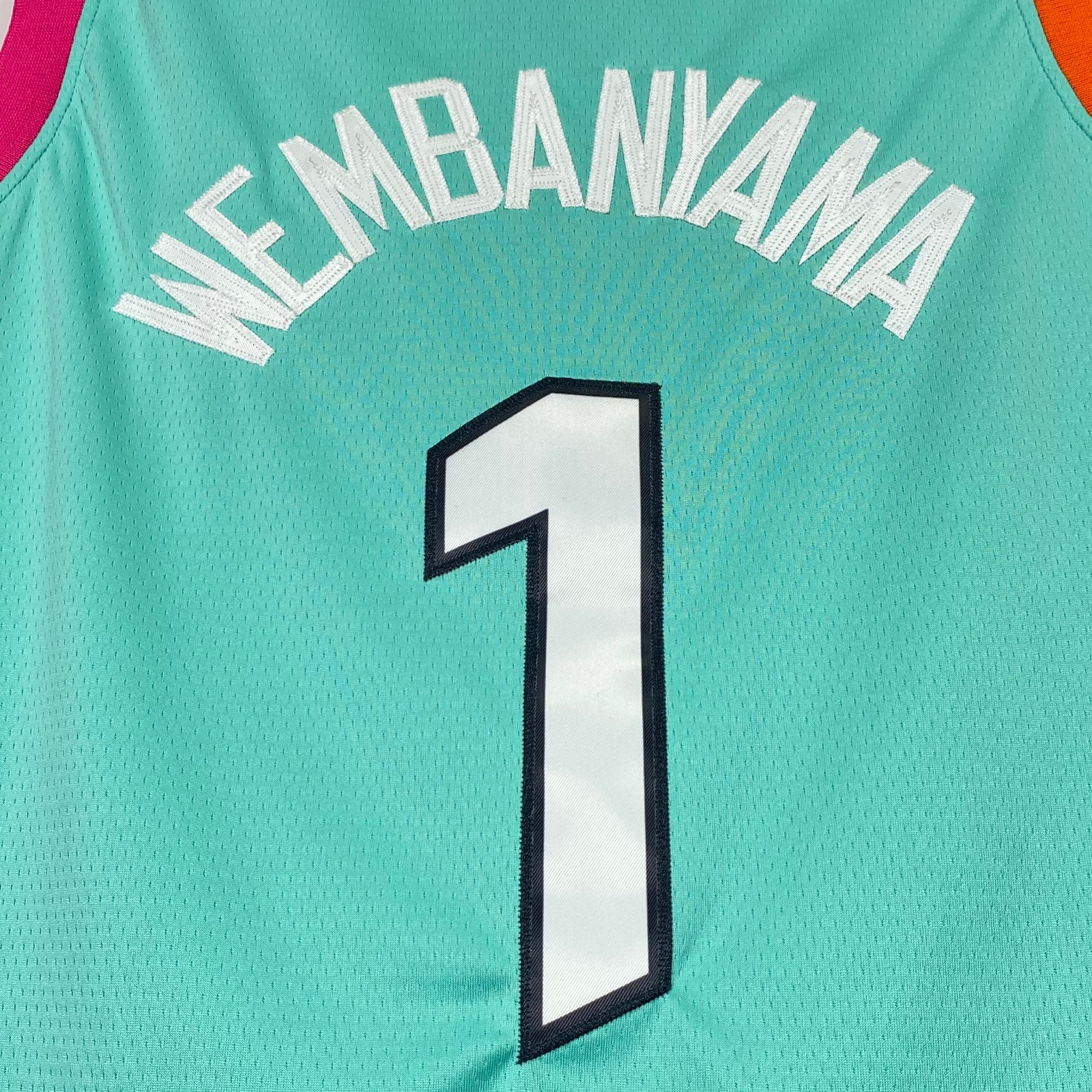 Victor Wembanyama #1 Embroidered Green Jersey S/M/L/XL/XXL