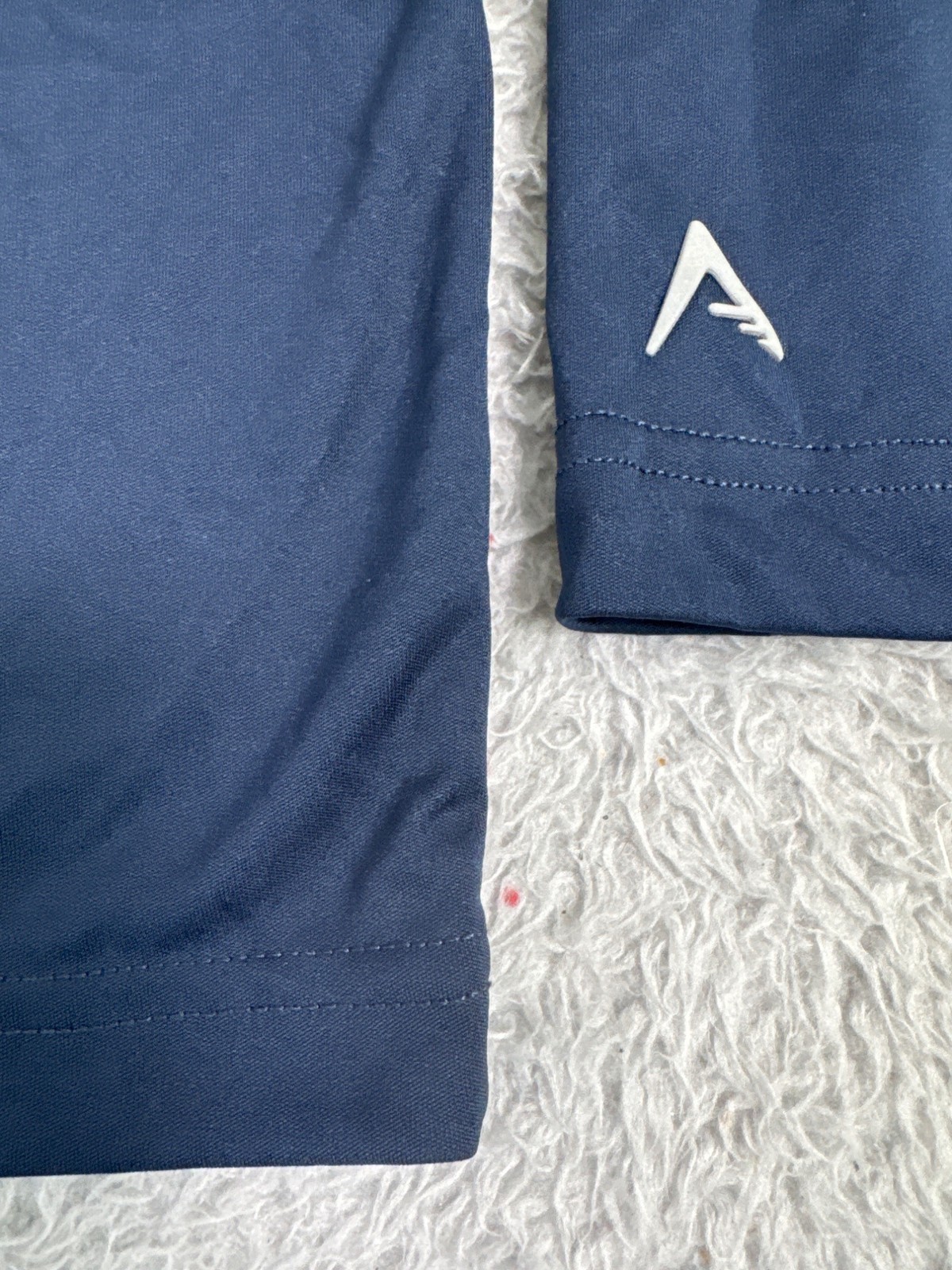 Antigua Michigan Pullover Jacket Mens L Navy Blue Polyester Sport Comfort Light