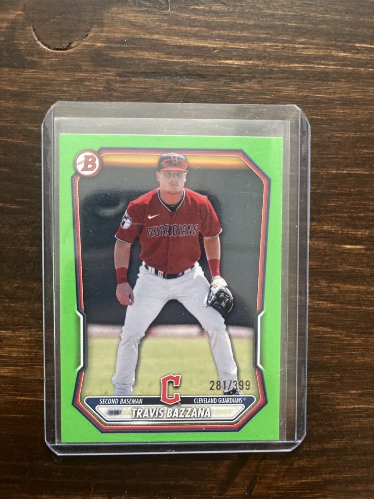 2026 Bowman Travis Bazzana #BP-131 Neon Green /399 Guardians