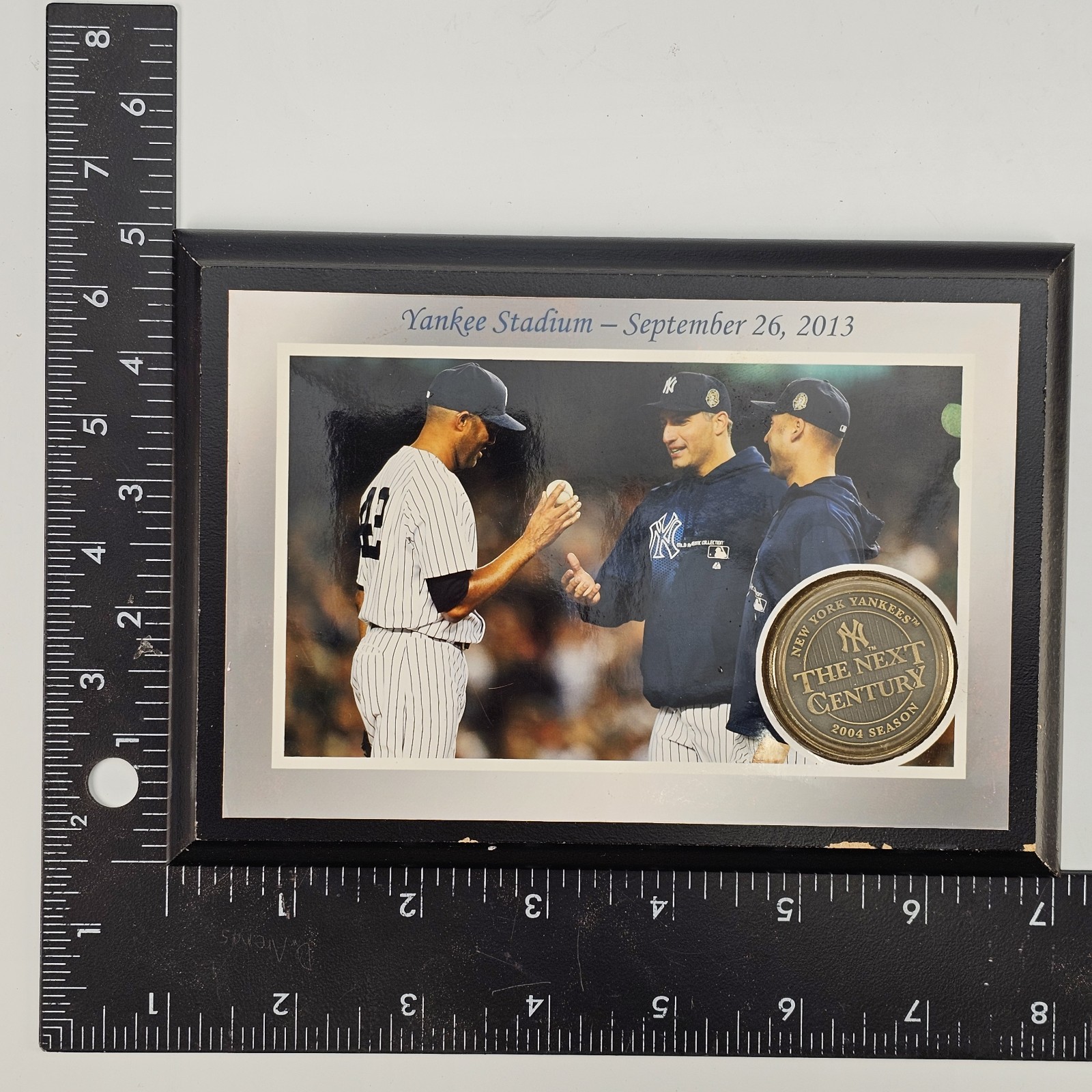 Yankee Stadium September 26, 2013 By Steiner Memorabilia 7×5 Inches Wall Plaque