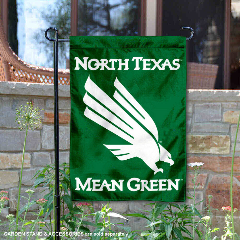 North Texas Mean Green Garden Flag Yard Banner