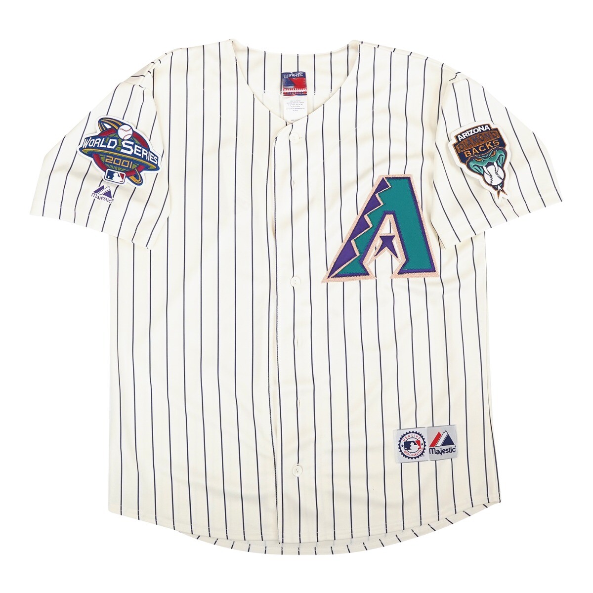Luis Gonzalez 2001 Arizona Diamondbacks Alt Home Ivory World Series Men’s Jersey