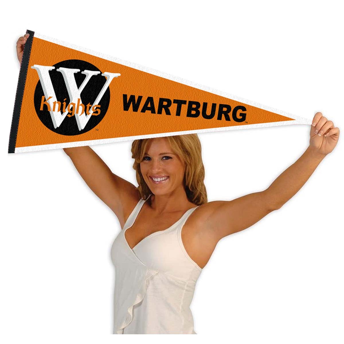 Wartburg College Knights 12 in X 30 in College Pennant
