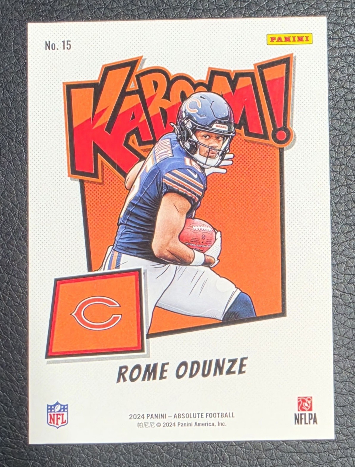 2024 Panini Absolute Kaboom! Rome Odunze RC Rookie Bears Case Hit SSP
