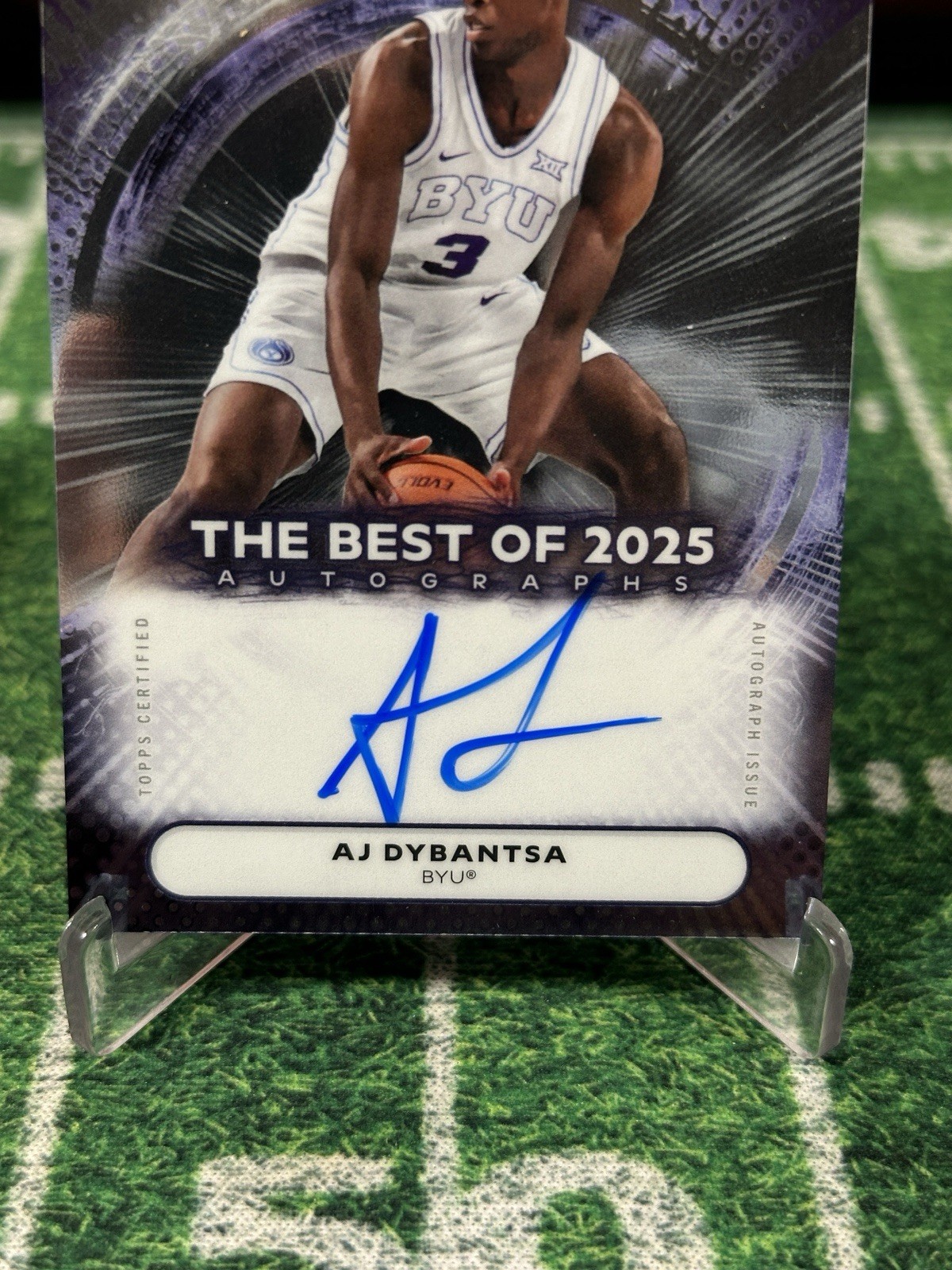 AJ Dybantsa 2025-26 Bowman U Best Of 2025 Autographs On Card #BA-AD #1 PICK! 🔥