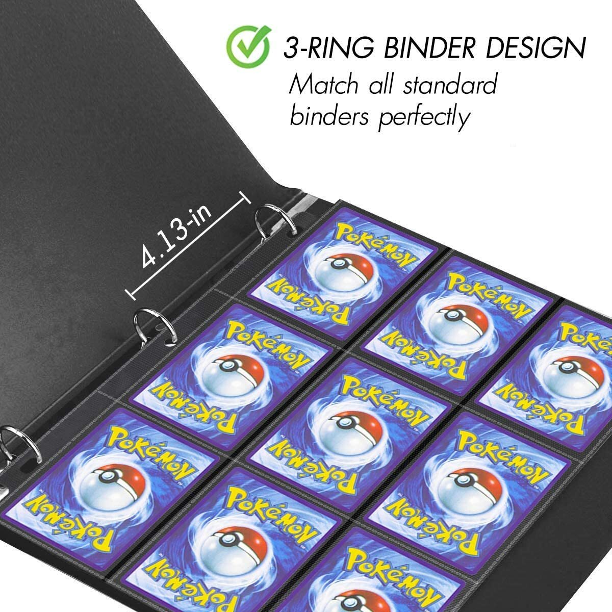 900 Pockets Trading Card Binder Sleeves Baseball Card Sleeves Sleeves fit NEW