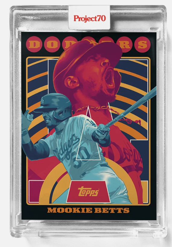 Topps Project 70 Card 359 Mookie Betts by Matt Taylor LA Dodgers