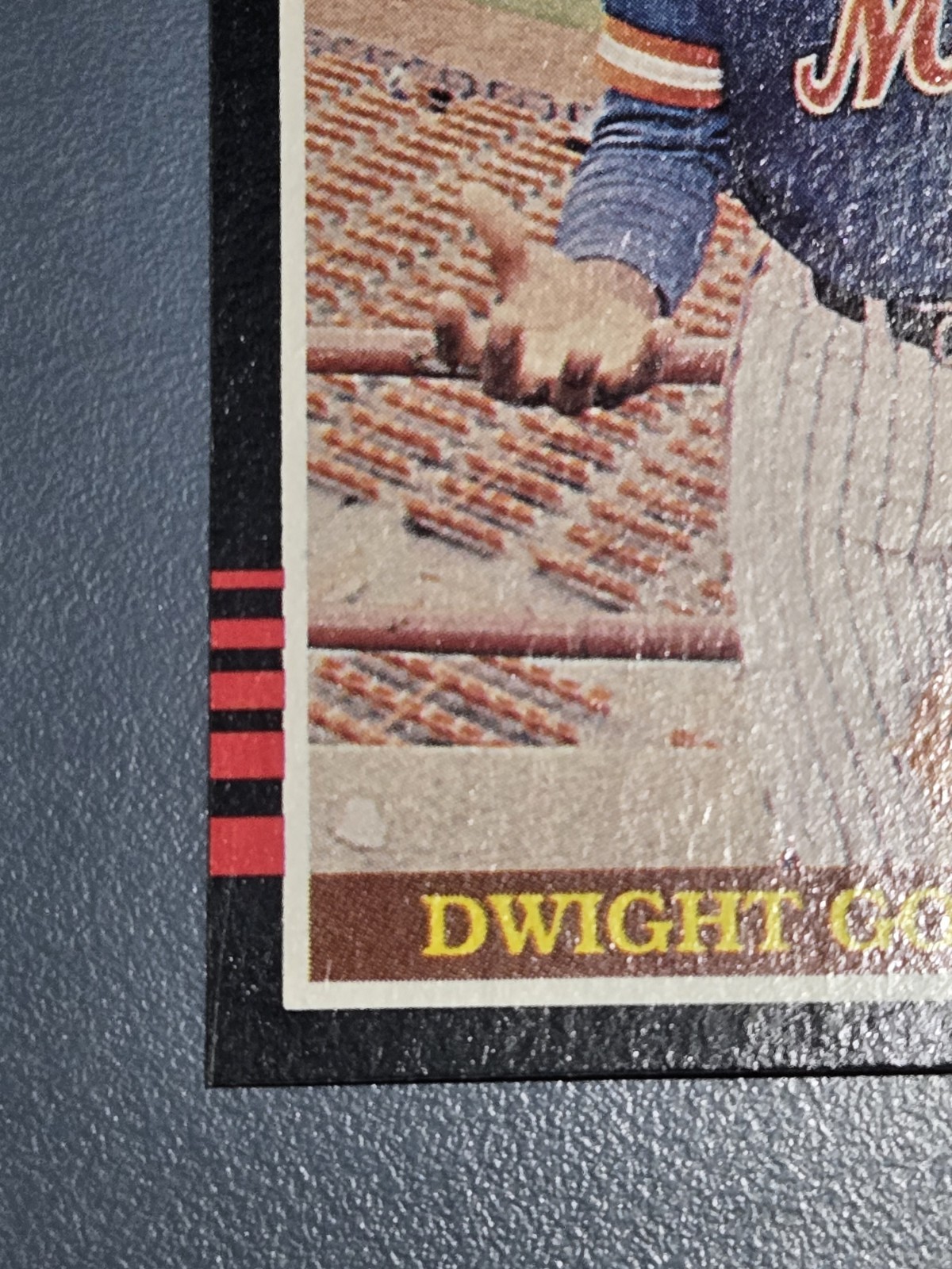 1985 Donruss #PC-1 Hand Cut Rookie RC Dwight Gooden New York Mets Cut From Box