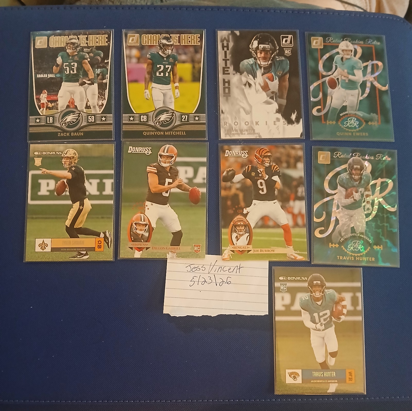 Donruss/Panini Select 2025 145 Football Card Lot. Less Than .50 Cents Per Card