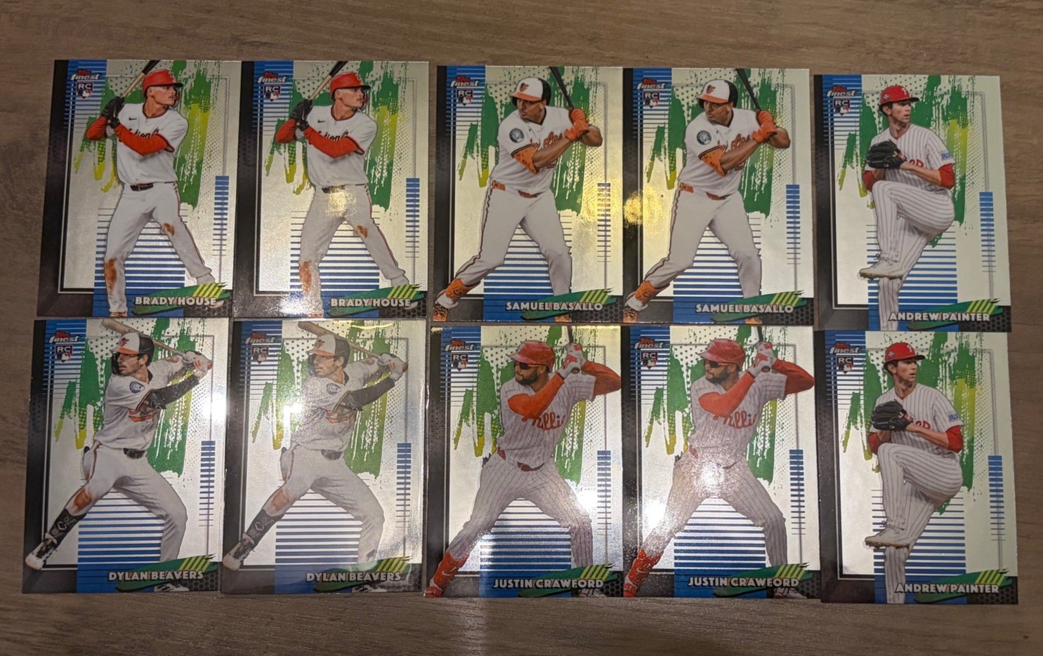 Lot of 50 – 2026 Topps Finest Rookie Cards Murakami, Sal, JJ, Burns, Konnor, Etc
