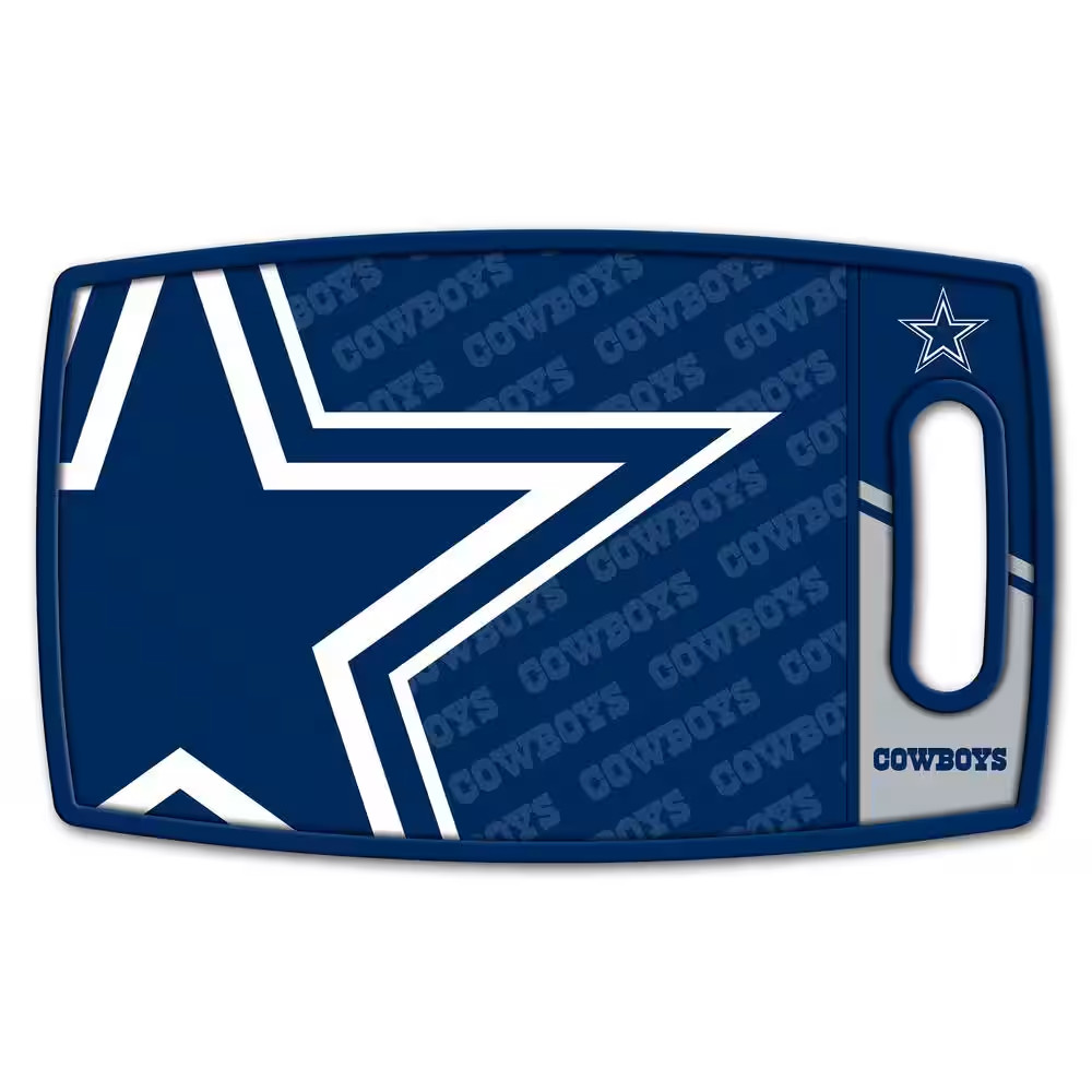 NFL Dallas Cowboys Logo Series Cutting Board 9 in. x 0.5 in. – Rectangle NEW