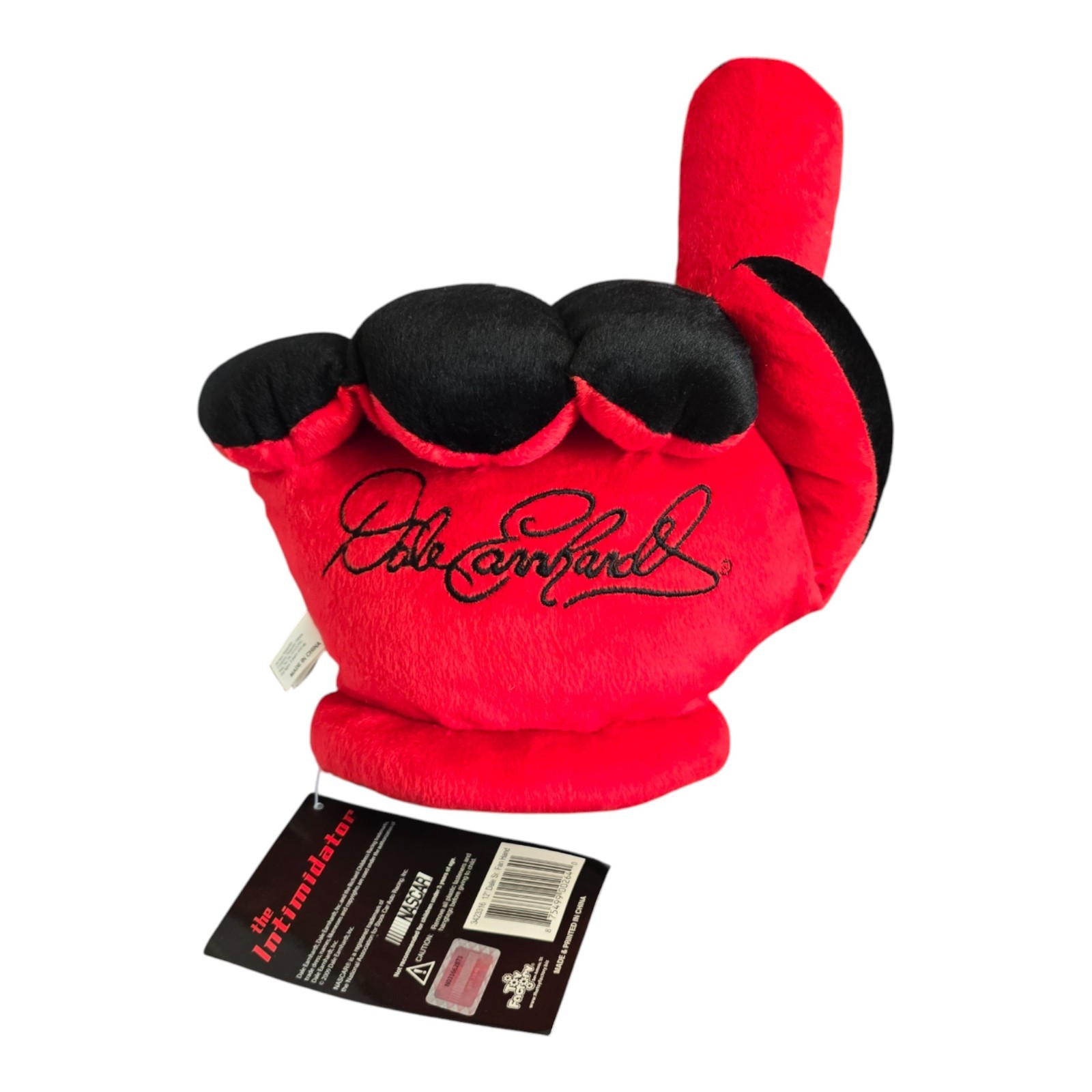 NWT 2009 Dale Earnhardt Sr. #3 Fan Hand 12″ Plush NASCAR #1 Finger Glove