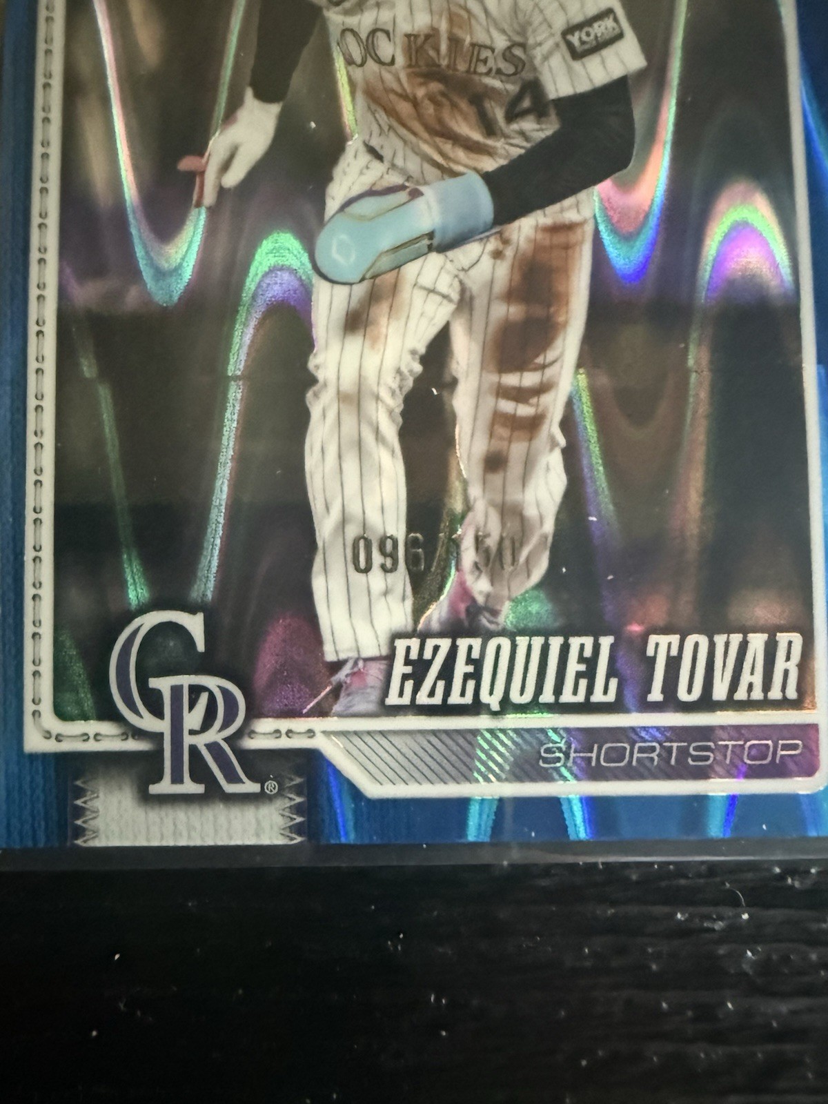 Ezequiel Tovar 2026 Topps Chrome Blue Wave /150