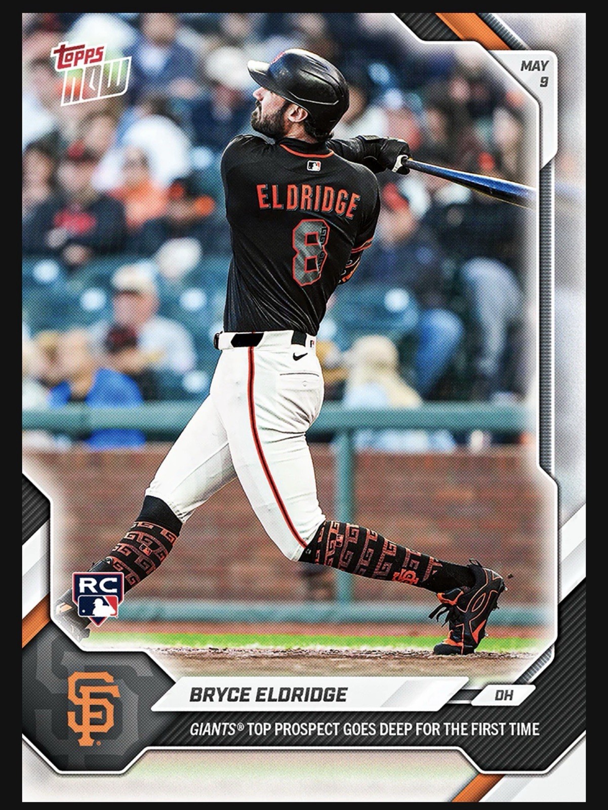 Bryce Eldridge RC Giants 1st HR 2026 MLB Topps NOW Card 184 Presale