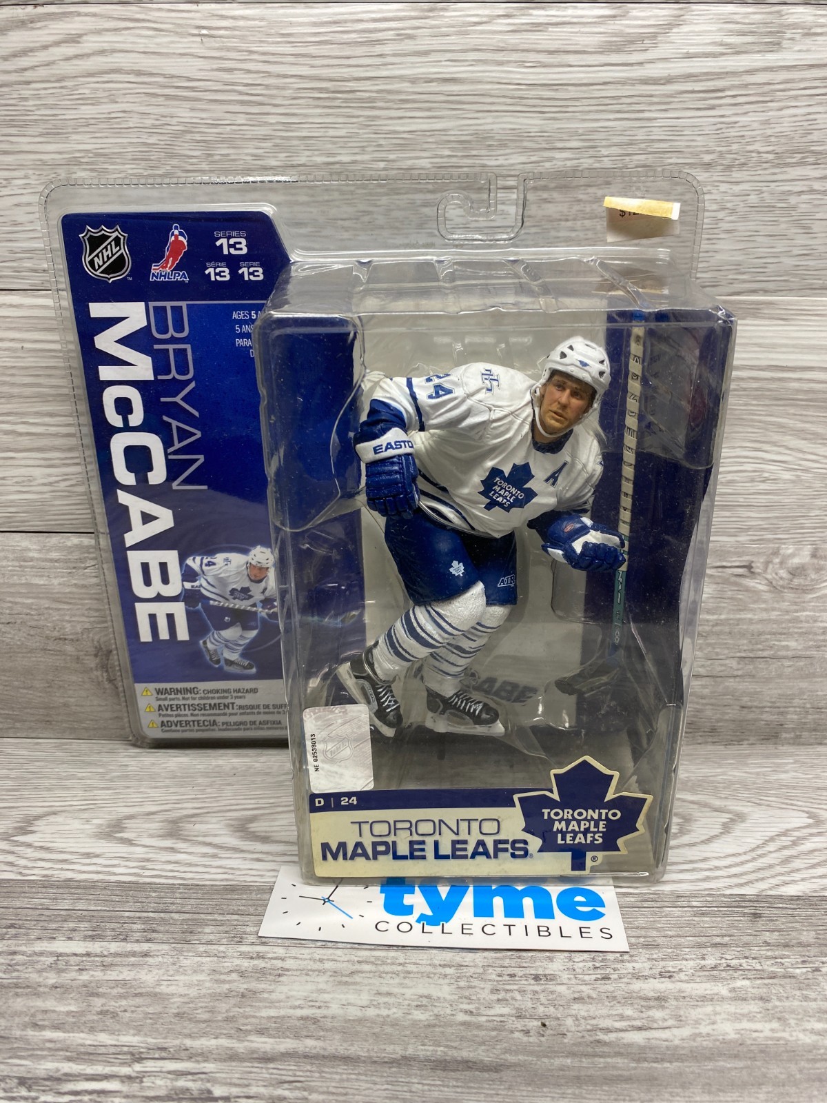 Mcfarlane NHL Bryan McCabe Toronto Maple Leafs White Jersey Series 13 Figure New