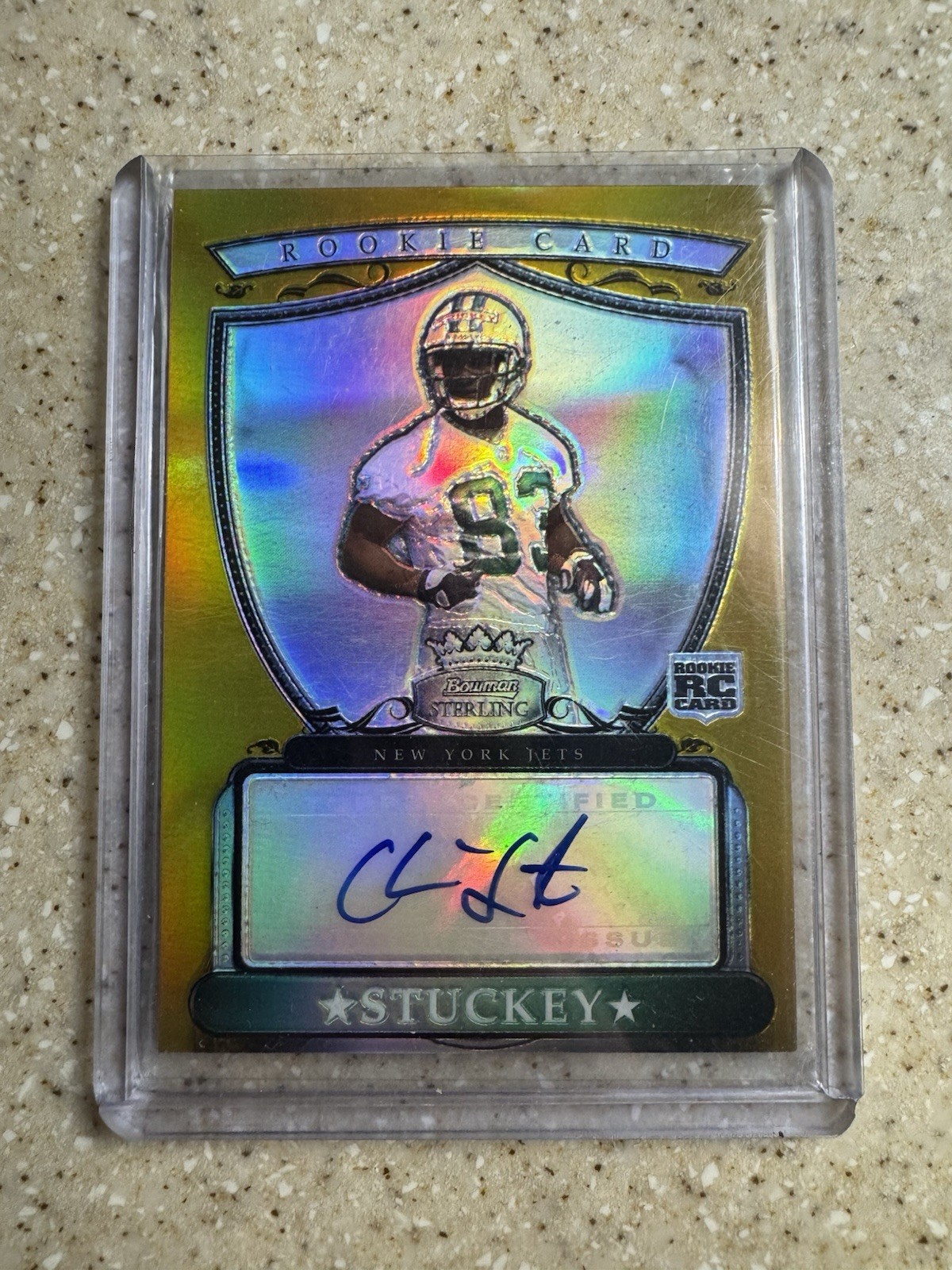 2007 Bowman Sterling Chansi Stuckey Rookie Variations Gold Refractor /1800