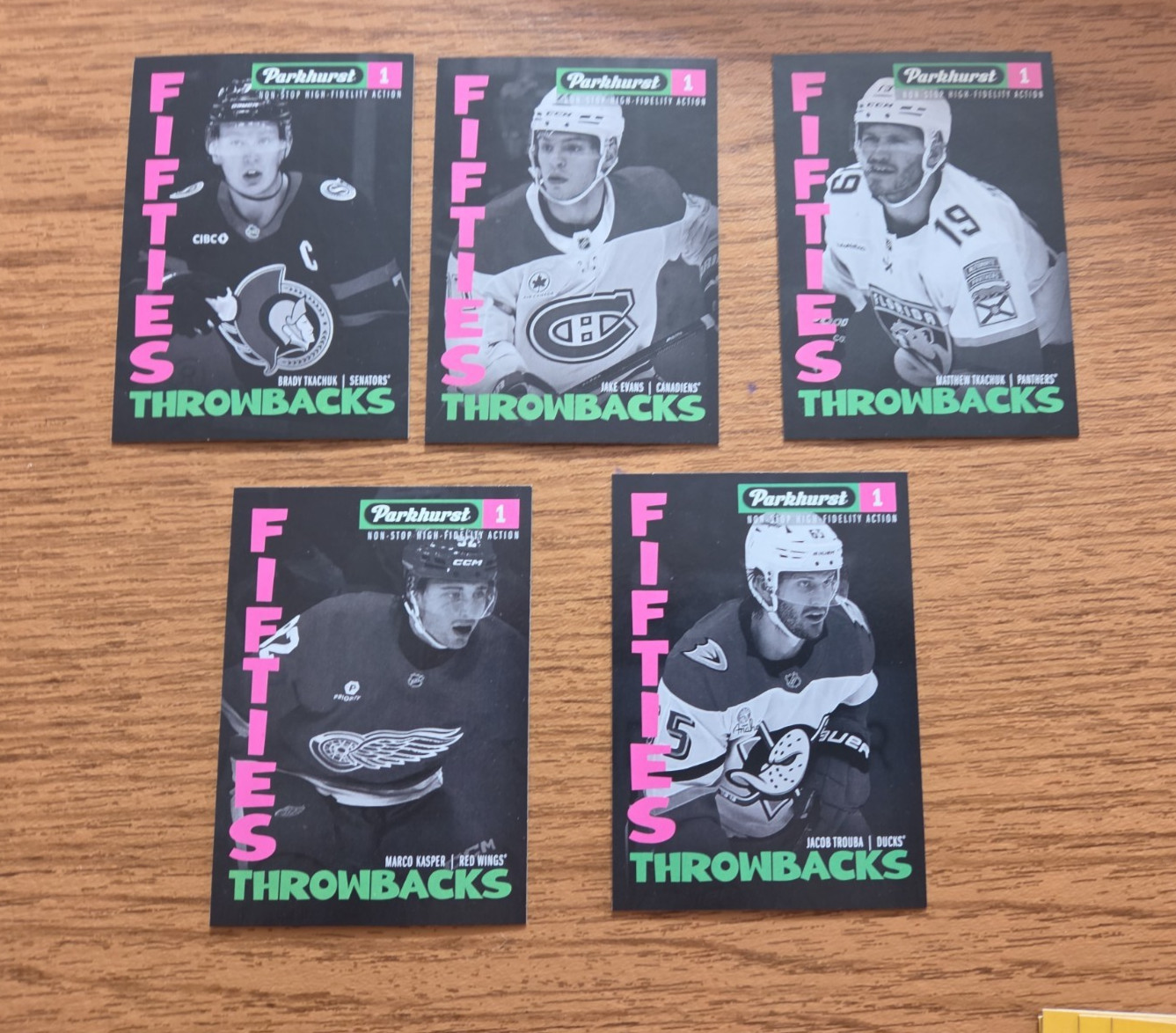 2025-26 Parkhurst Hockey INSERT and PARALLEL Card Singles – Create Own Lot