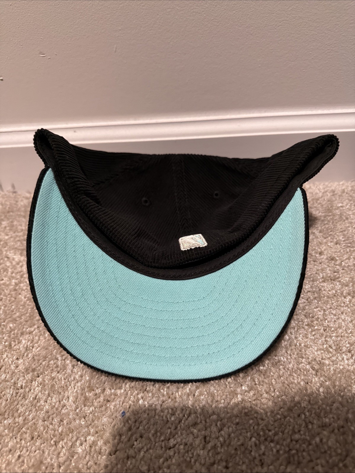 LOS ANGELES LAKERS ‘BLACK CORD BLUE TINT’ 59FIFTY FITTED Myfitted Club 7 1/2