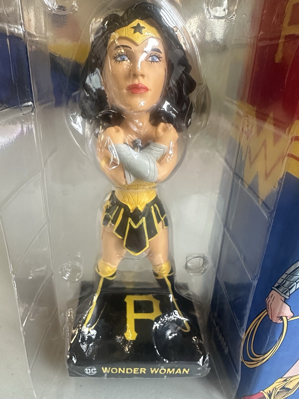 DC Comics Pittsburgh Pirates SGA Wonder Woman Bobblehead New in Box PNC Park