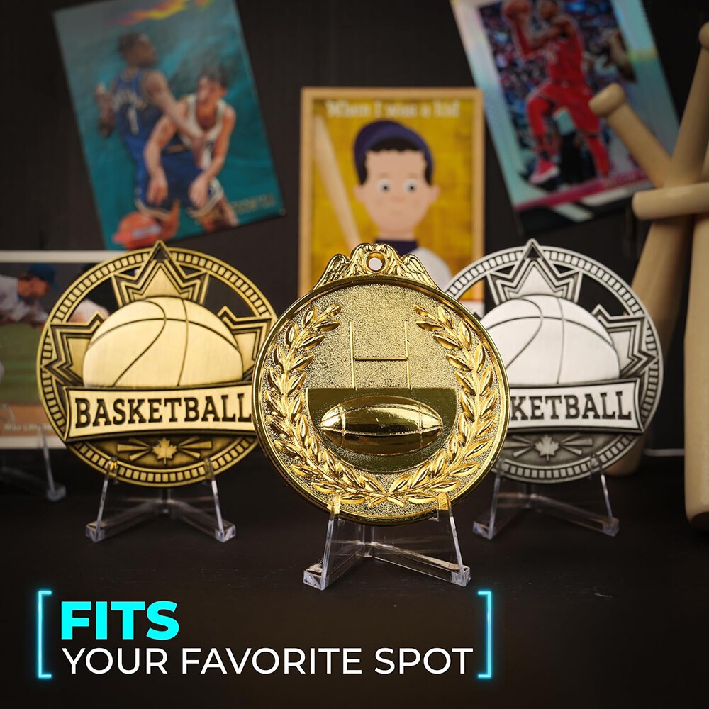 20-200 Packs Trading Card Display Stand Acrylic Coin Picture Sports Cards Holder