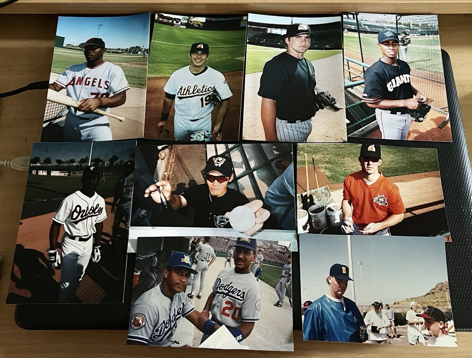Lot of 60 Baseball Spring Training 3×5, 4×6 In Person Photo lot Ripken, Carey +